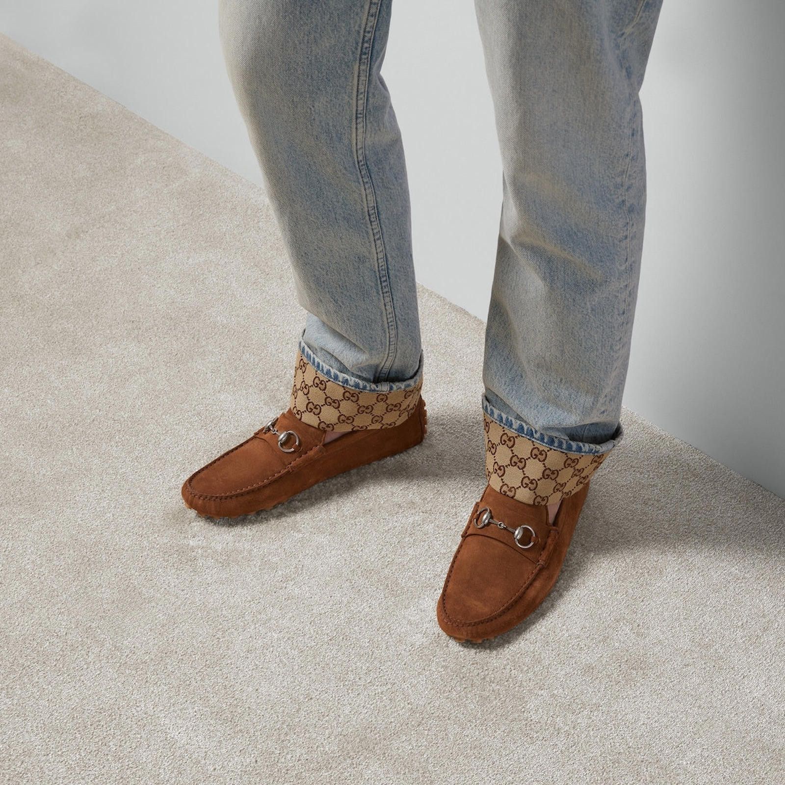Gucci Gucci Horsebit Suede Drivers Size US 7 / EU 40 - 4 Thumbnail