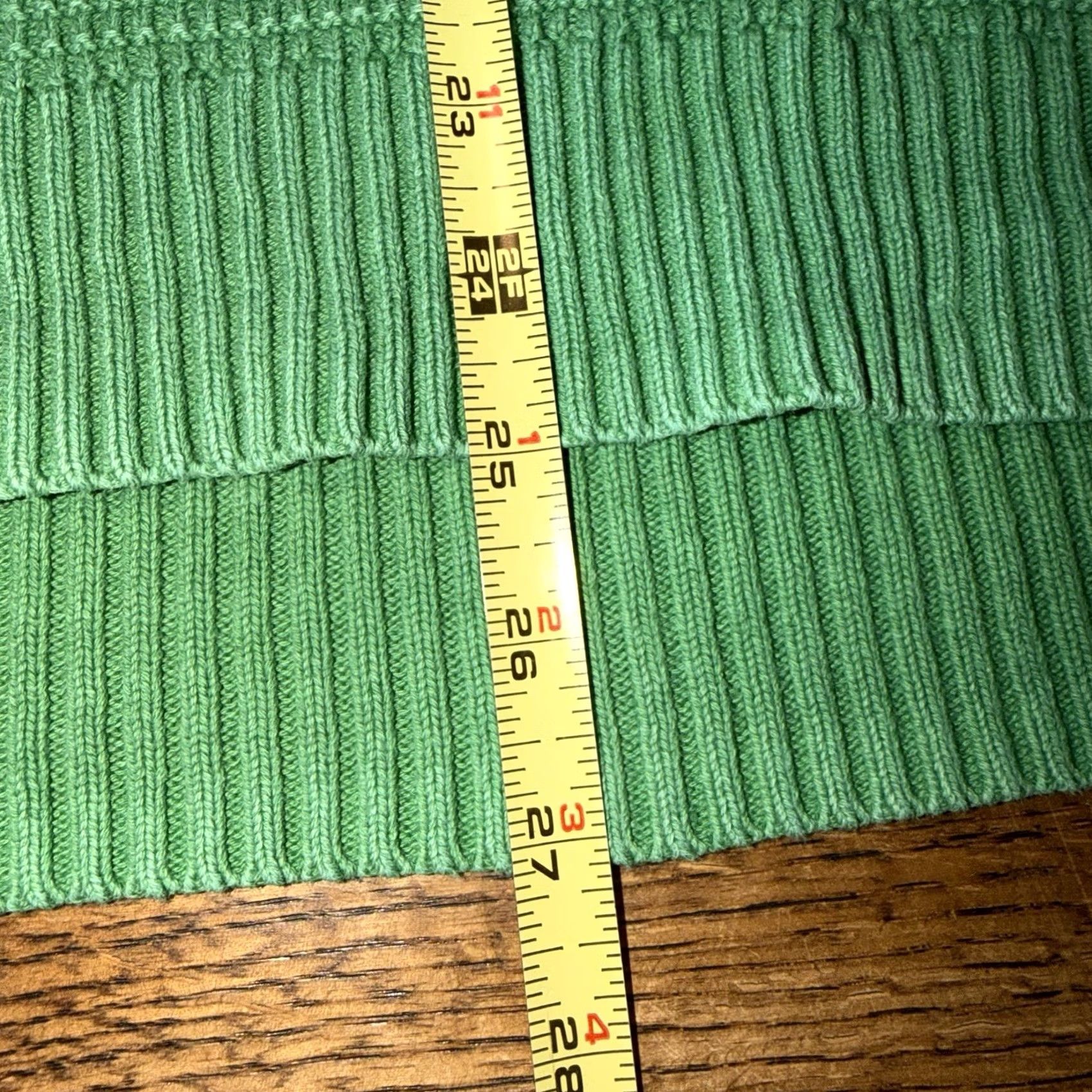 Vintage LL Bean Sweater Mens XXL Green Cotton Waffle-Knit Crewneck Sunwashed Textured Pullover Adult Regular Men’s Classic Outdoor Preppy. Size US XXL / EU 58 / 5 - 7 Thumbnail