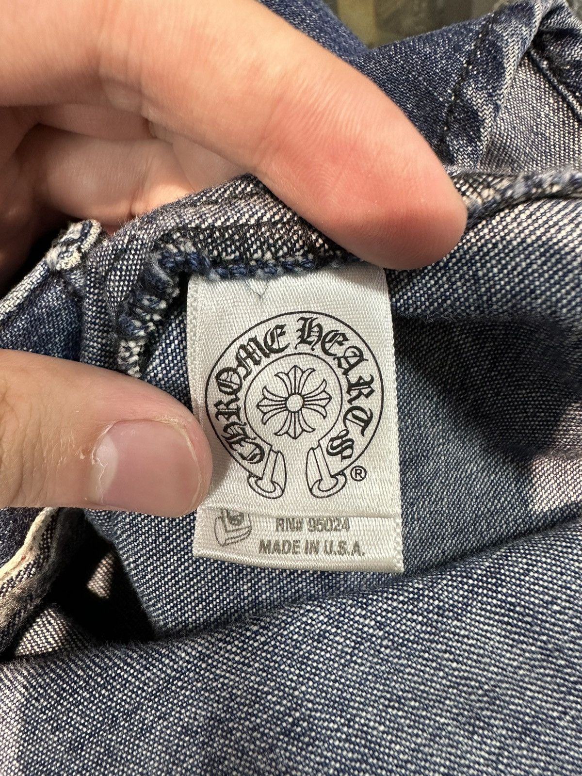 Chrome Hearts Chrome Hearts Vintage Denim Western Size US M / EU 48-50 / 2 - 7 Thumbnail