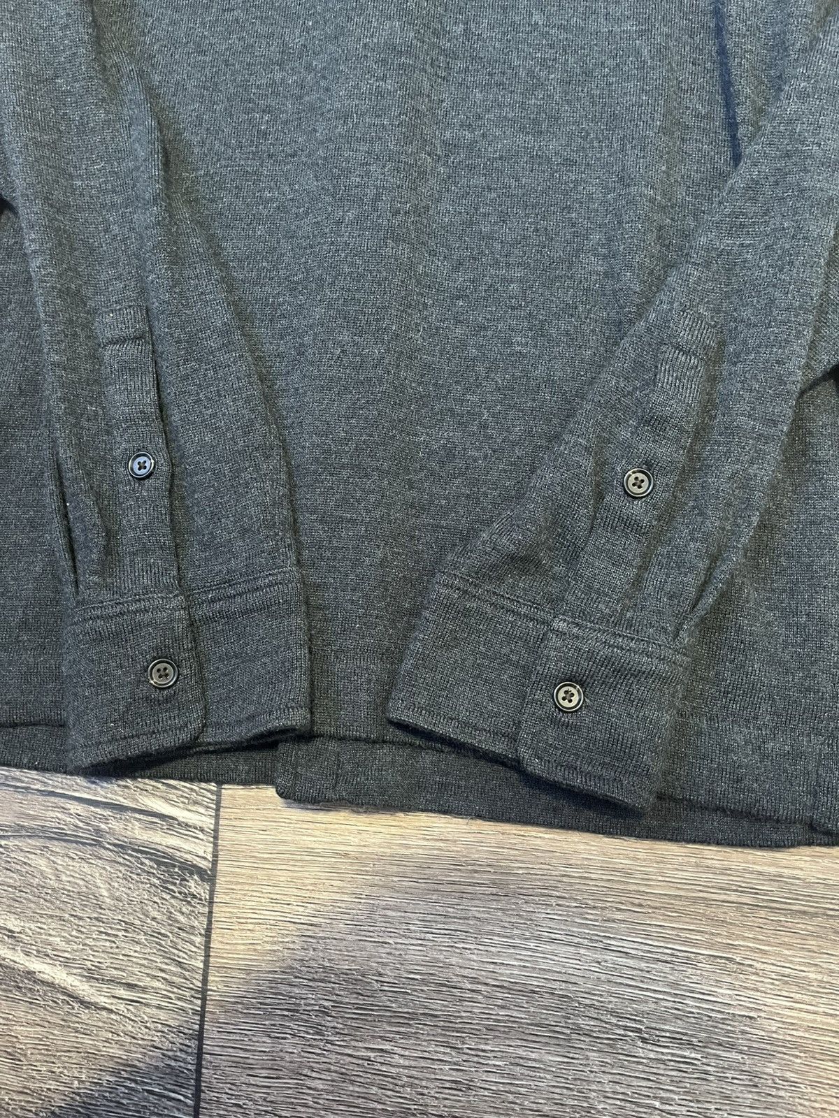 Polo Ralph Lauren × Ralph Lauren Polo Ralph Lauren Merino Wool Grey Pocket Overshoot Cardigan Size US M / EU 48-50 / 2 - 6 Thumbnail