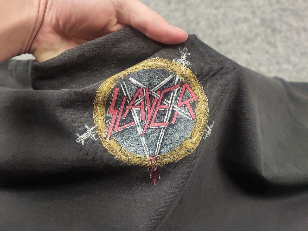 Band Tees Vintage Slayer 2003 Metal Rock Promo Band T-Shirt Y2K Tee Size US L / EU 52-54 / 3 - 16 Thumbnail