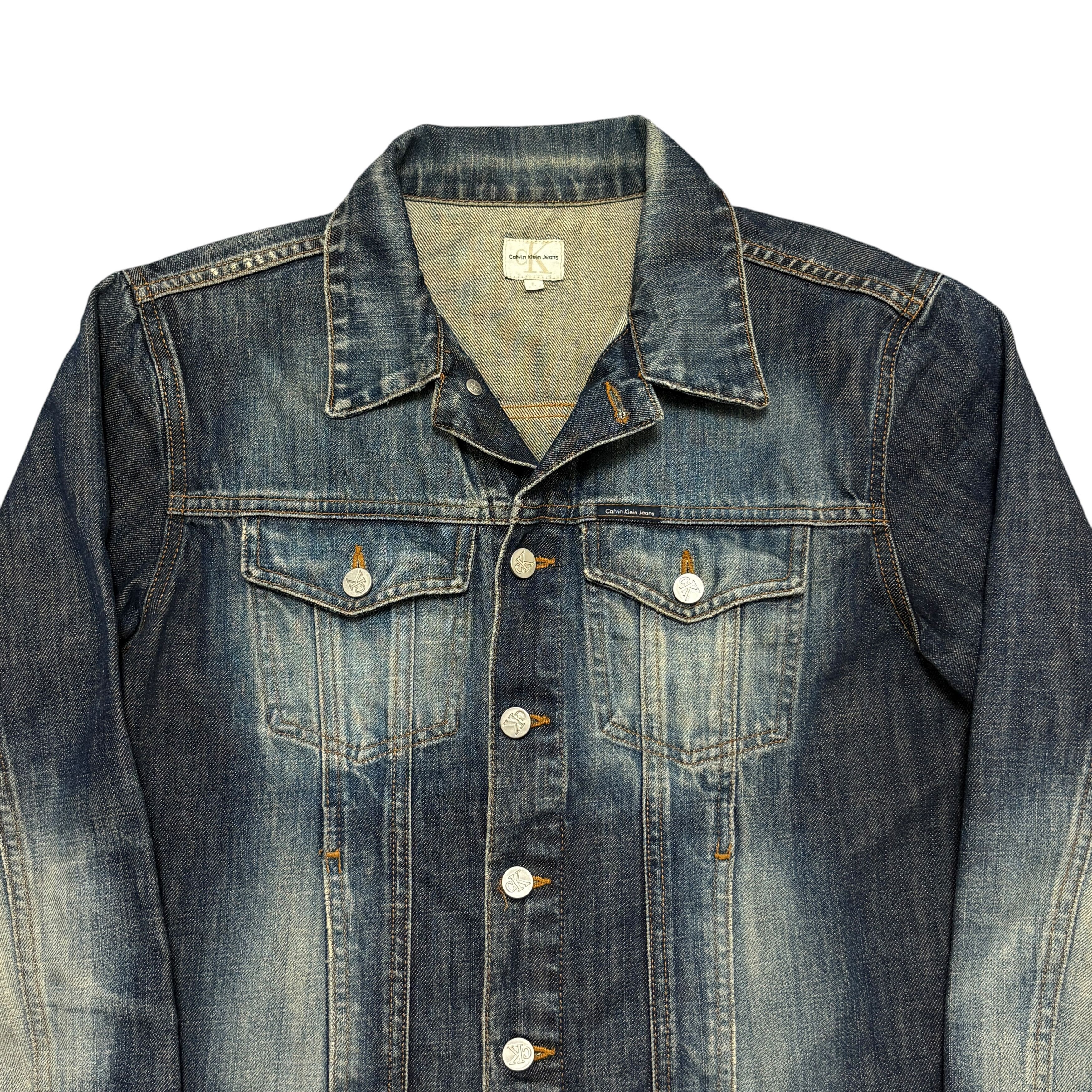 Calvin Klein Vintage Calvin Klein Jeans Y2K Womens Denim Jacket Trucker Size L / US 10 / IT 46 - 5 Thumbnail
