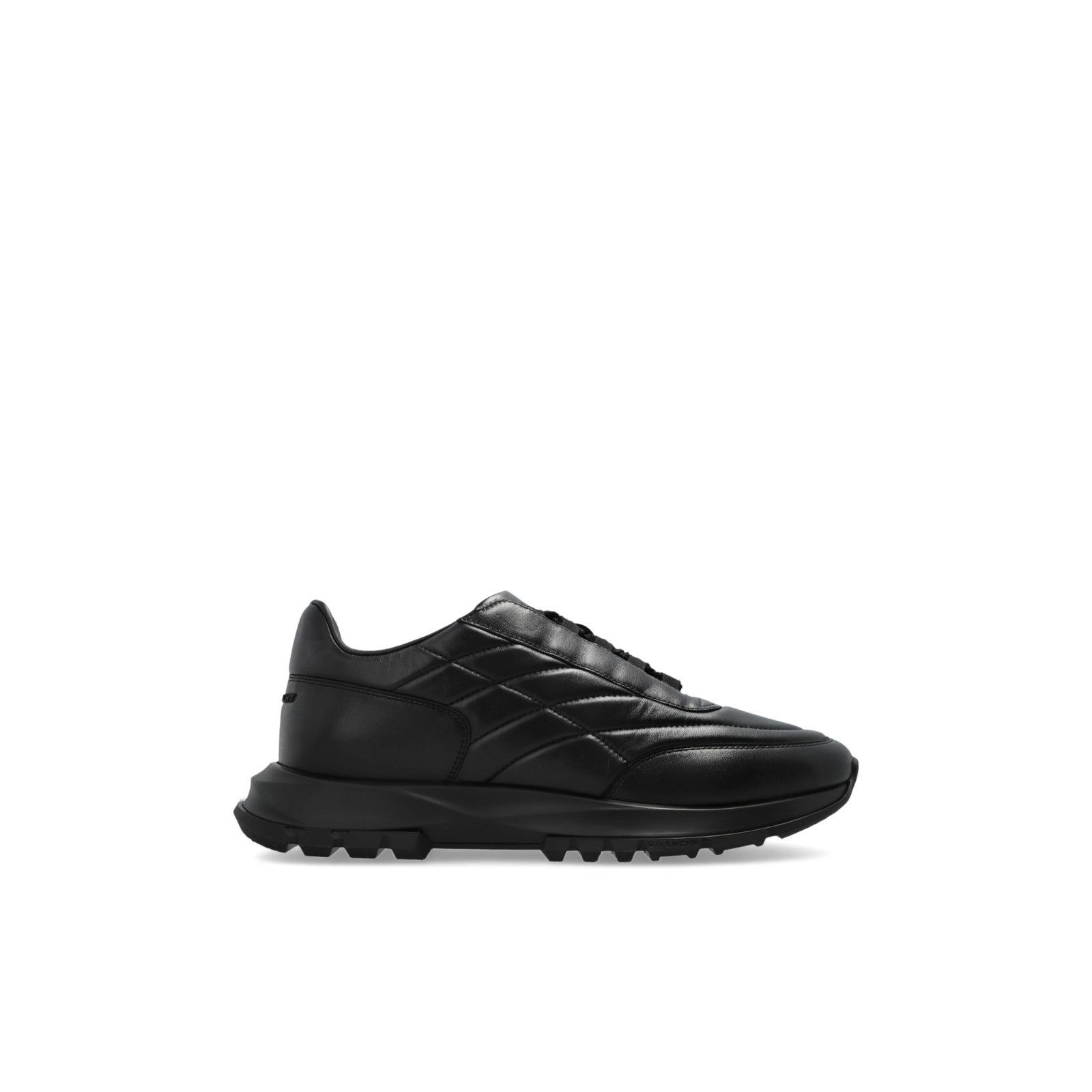 Givenchy GIVENCHY Black Leather Sports Sneakers New & Authentic (Men' Size US 10 / EU 43 - 1 Thumbnail