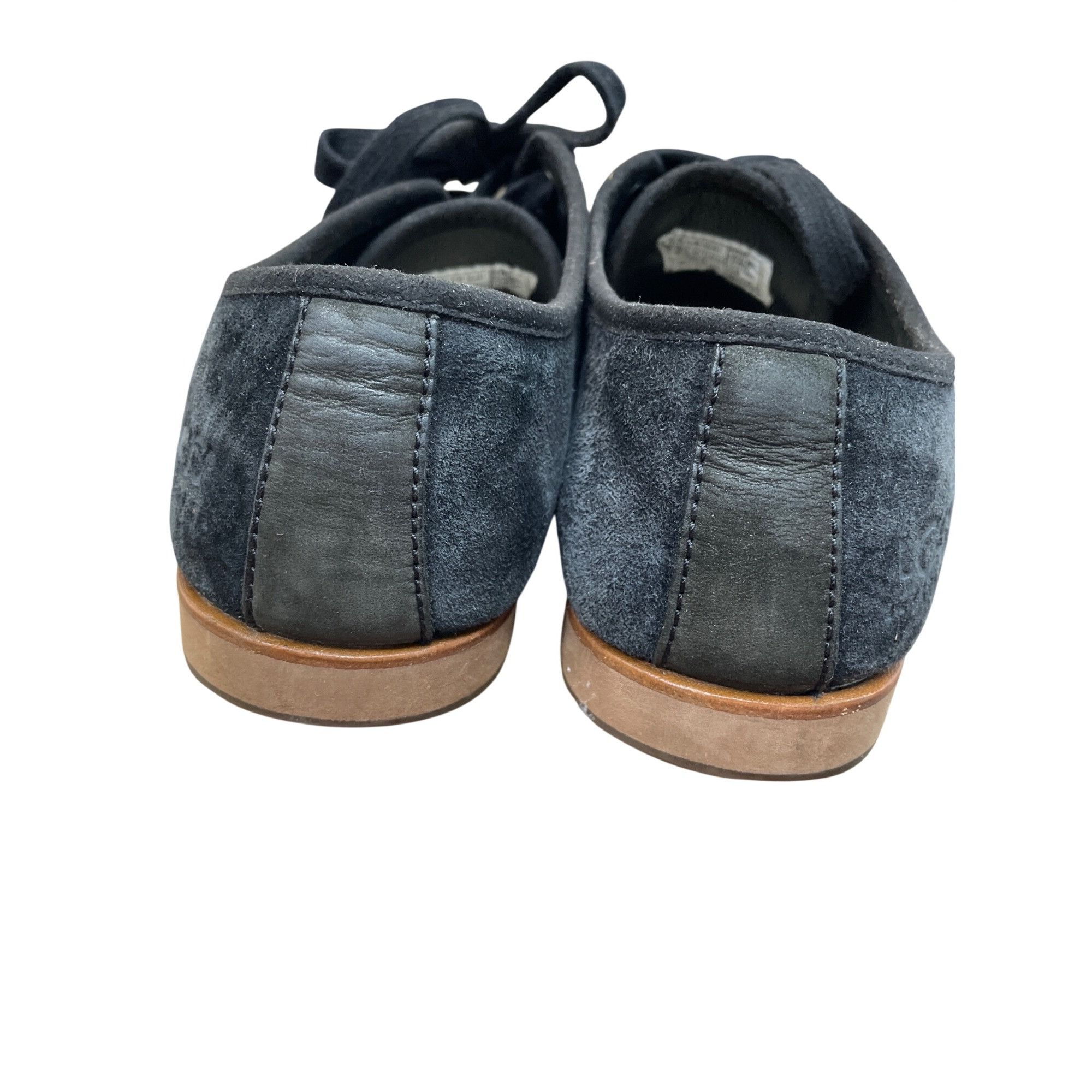 Ugg Ugg Australia wms black suede sherling lace casual shoes sz Size US 8 / IT 38 - 14 Thumbnail