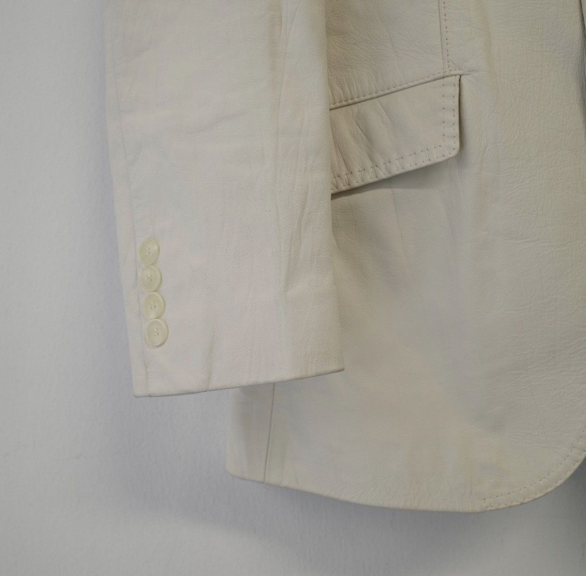 Yohji Yamamoto Yohji Yamamoto AAR Leather Blazer Jacket Size US M / EU 48-50 / 2 - 4 Thumbnail