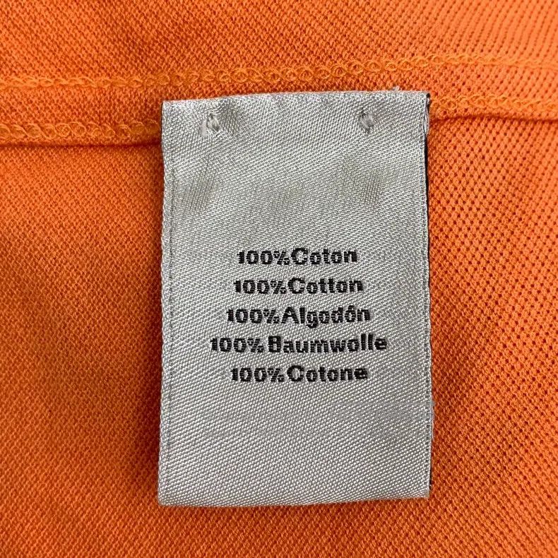 Hermes Hermes Orange Cotton Collared Short-Sleeve Polo Shirt Size US M / EU 48-50 / 2 - 6 Thumbnail