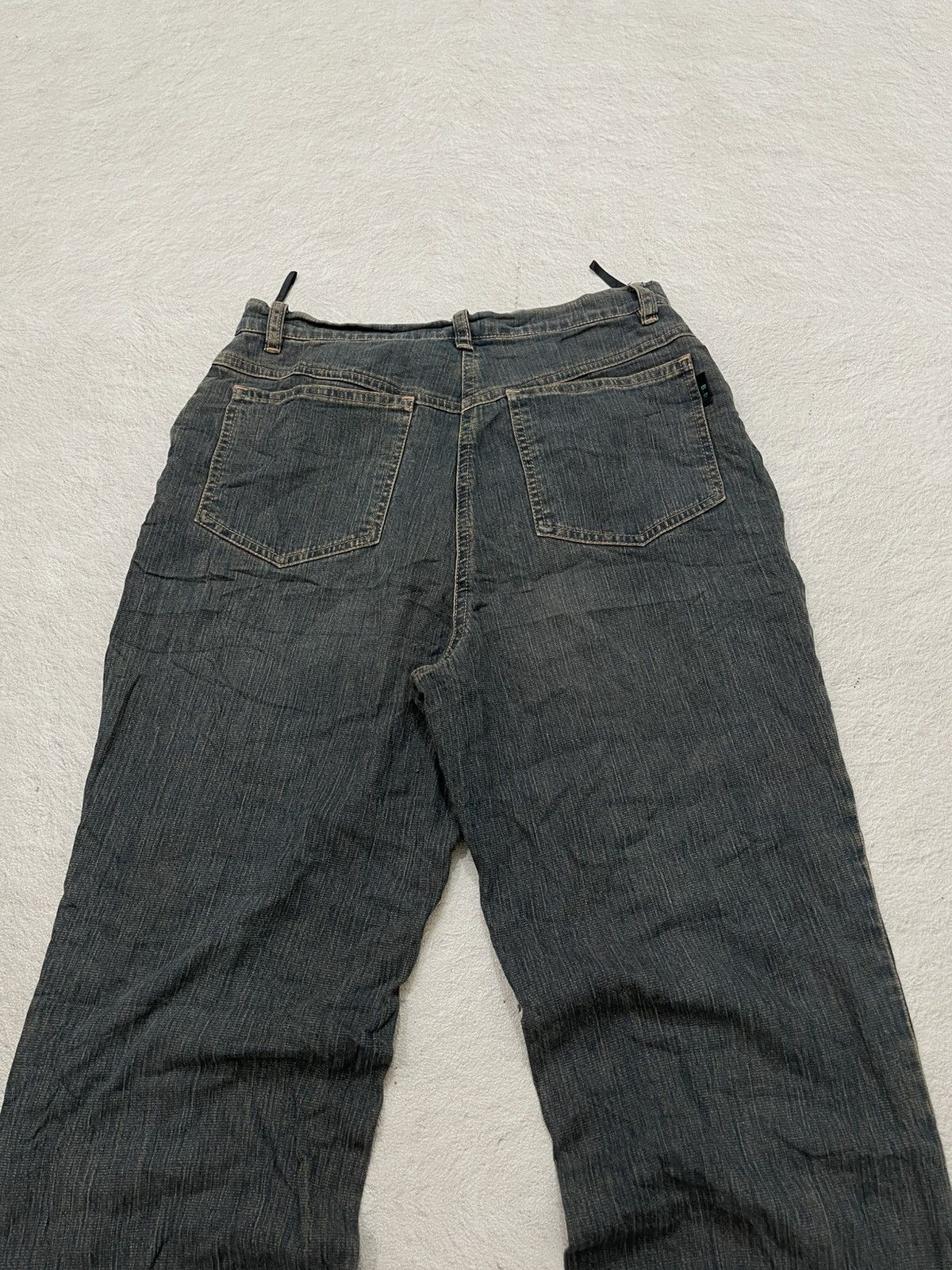 Japanese Brand 2000s Japan Dark Denim Panel Seam Faded Indigo Kapital Y2K Size US 26 / EU 42 - 7 Thumbnail