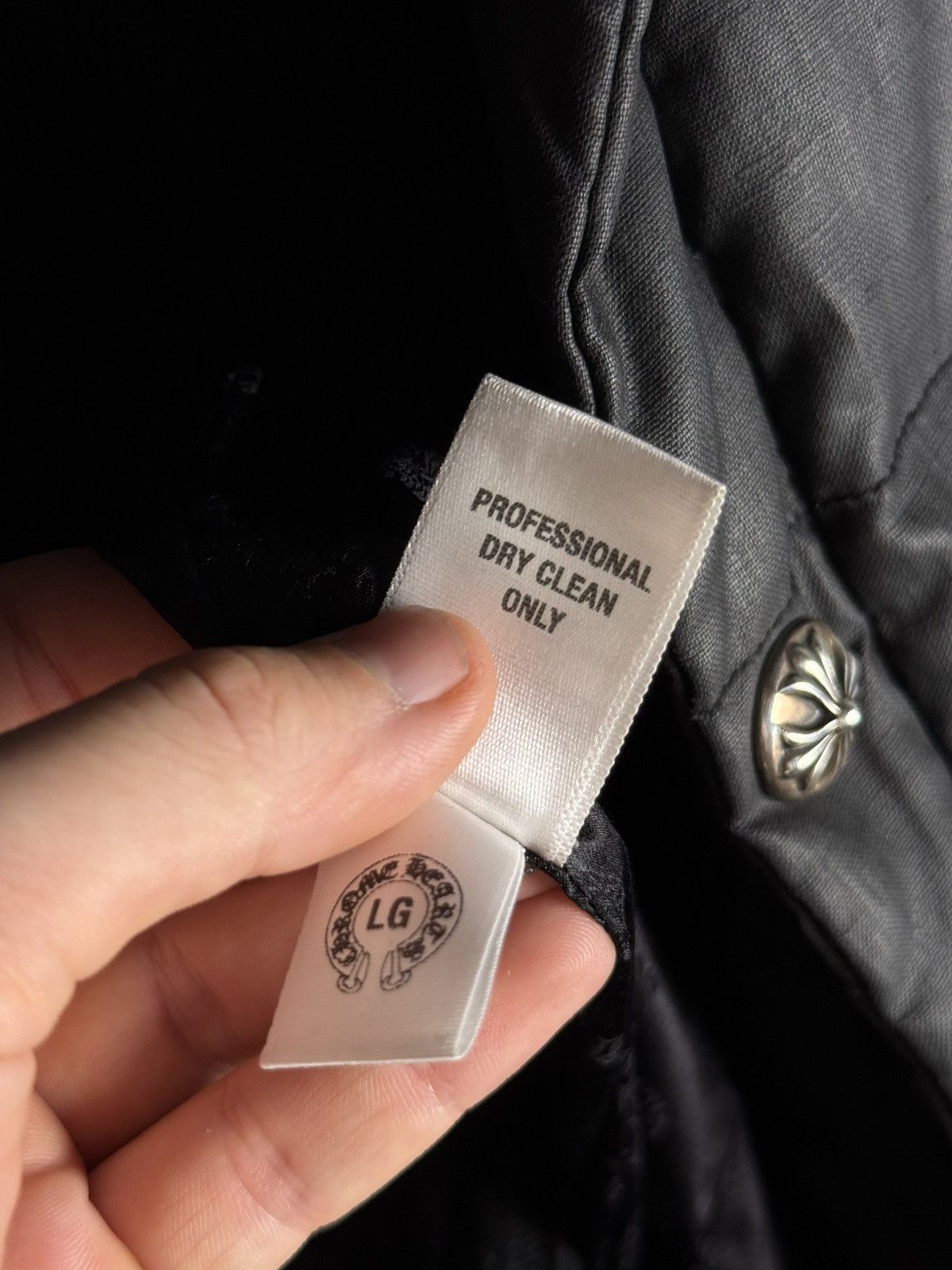 Chrome Hearts 🚭GRAIL🚭 EARLY 2000's MINK COLLAR WAXED COTTON UTILITY JACKET Size US L / EU 52-54 / 3 - 24 Thumbnail