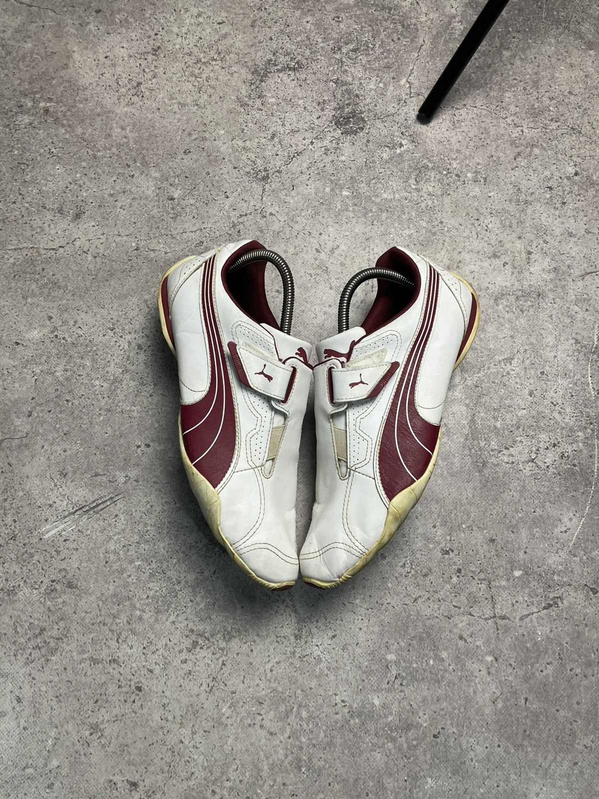 Puma Puma Vintage Burgundy/White Leather Shoes Size US 9 / EU 42 - 1 Thumbnail