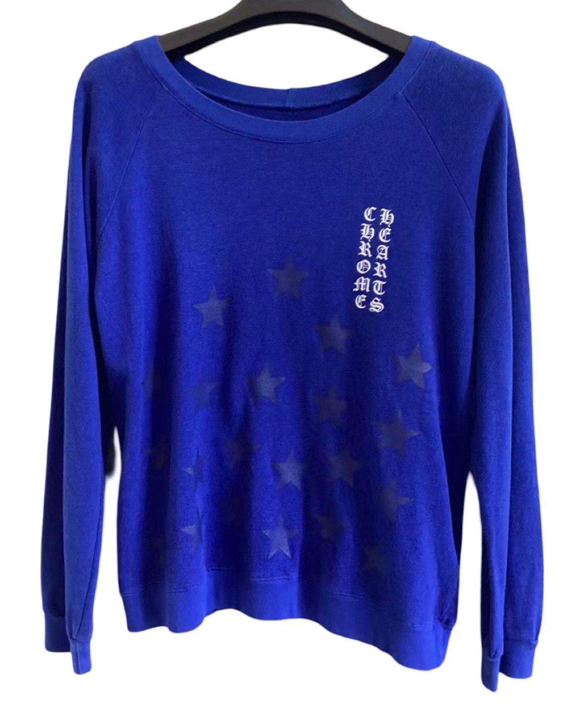 Chrome Hearts Blue star scroll sweatshirt crew neck Size US L / EU 52-54 / 3 - 2 Thumbnail