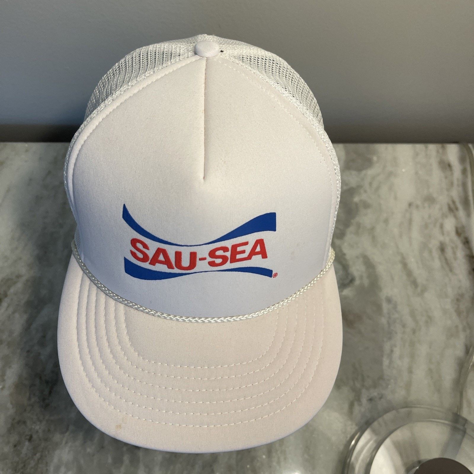 Vintage Vintage The Sun Makers SAU-SEA Adjustable Snapback Trucker Size ONE SIZE - 3 Thumbnail