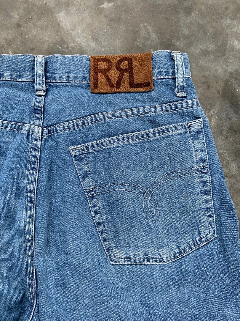 RRL Ralph Lauren Distressed RRL denim short Size US 31 - 1 Thumbnail