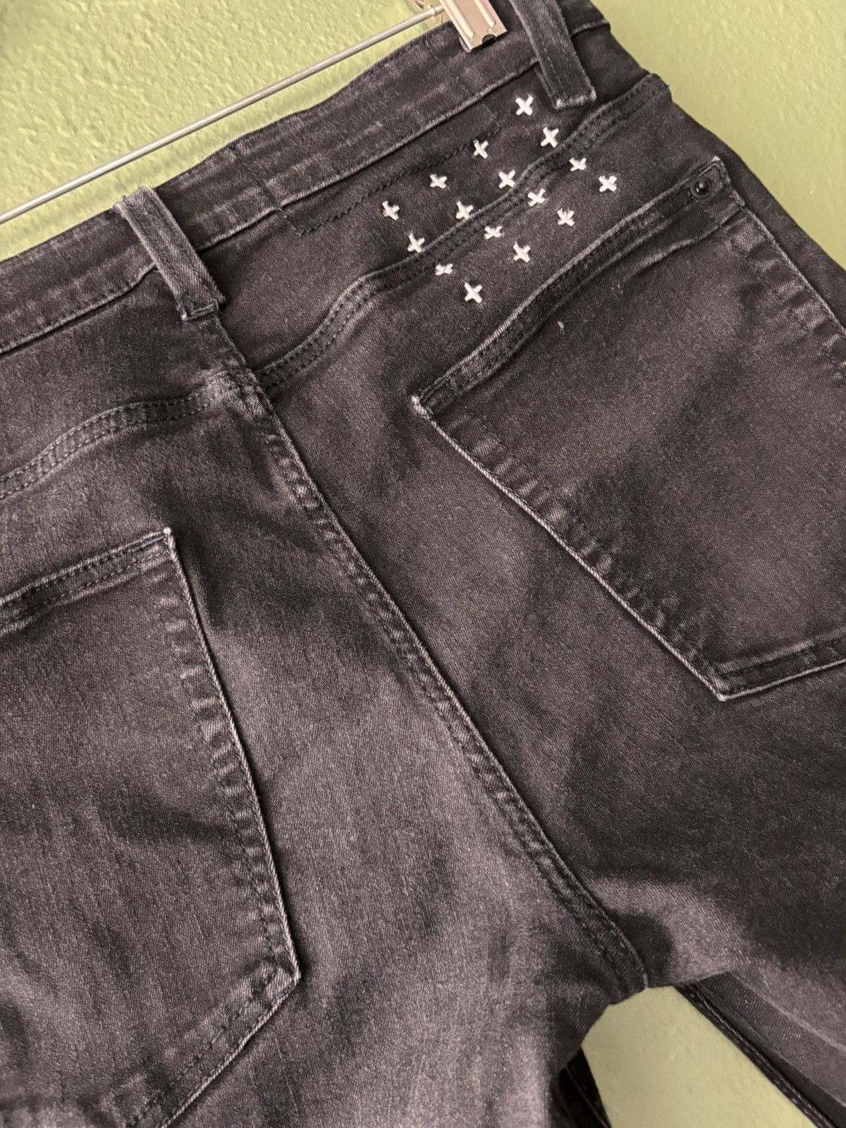 Japanese Brand × Ksubi Ksubi Jeans Van Winkle Black Rebel Mid Rise Skinny Jeans Size US 31 - 7 Thumbnail