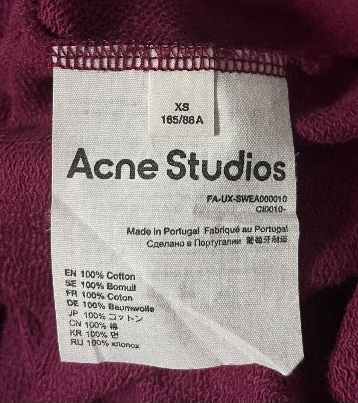 Acne Studios Acne studios face sweatshirt Size US XL / EU 56 / 4 - 4 Thumbnail