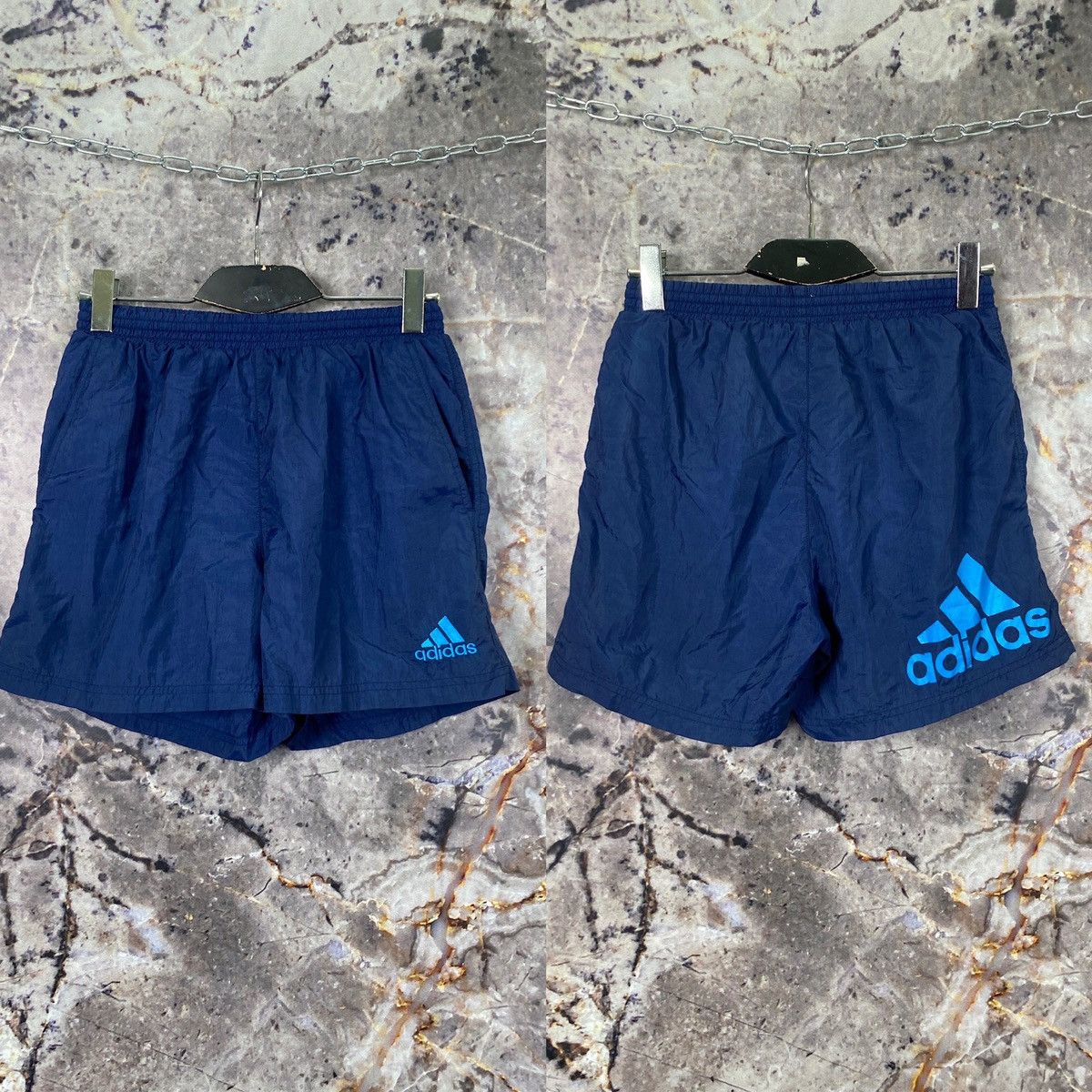Adidas × Vintage Men’s Adidas Shorts Nylon Vintage Streetwear Size Small Size US 30 / EU 46 - 1 Thumbnail