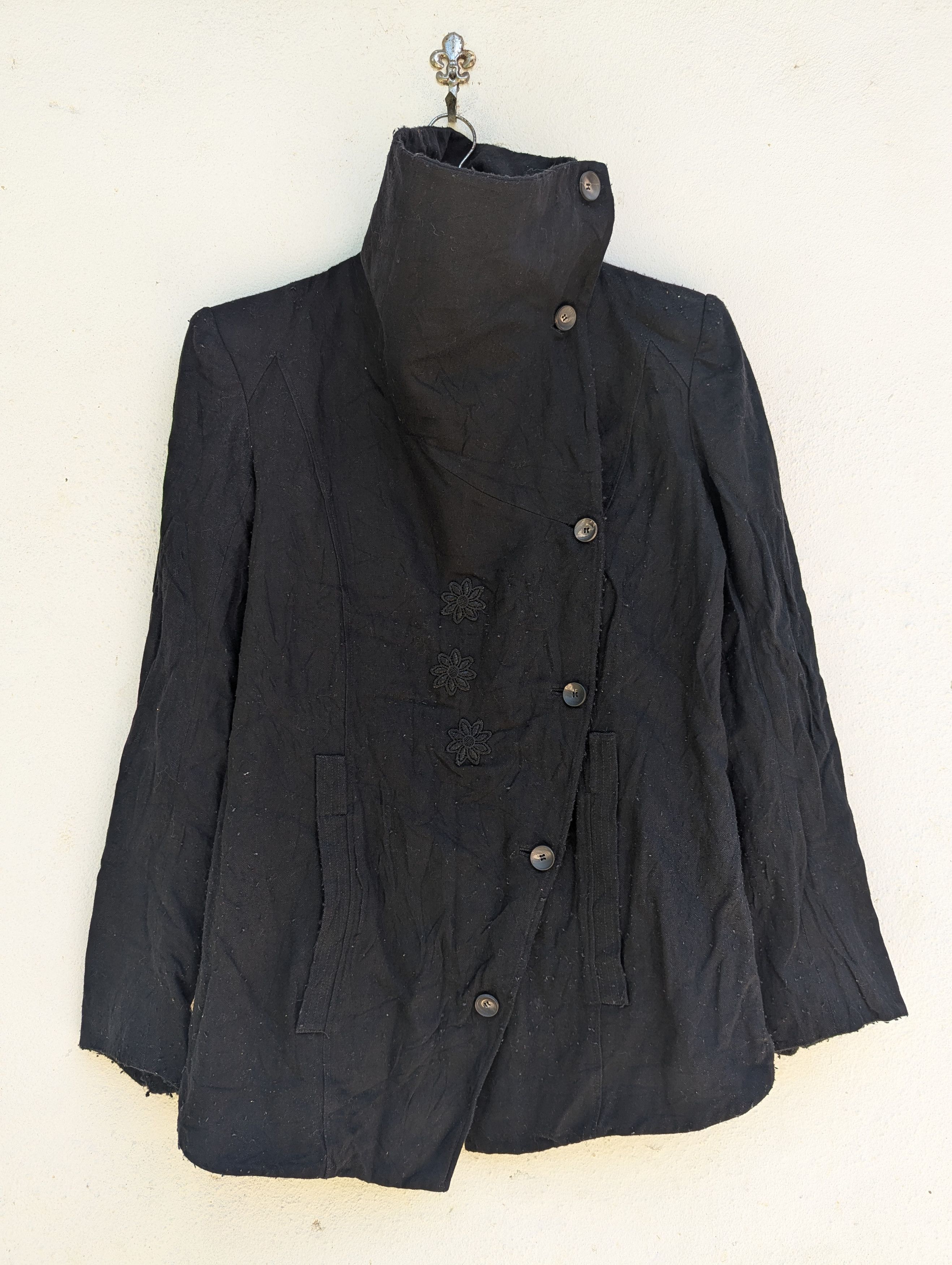 Helmut Lang HELMUT LANG FLOWER TURTLE NECK JACKET Size M / US 6-8 / IT 42-44 - 4 Thumbnail