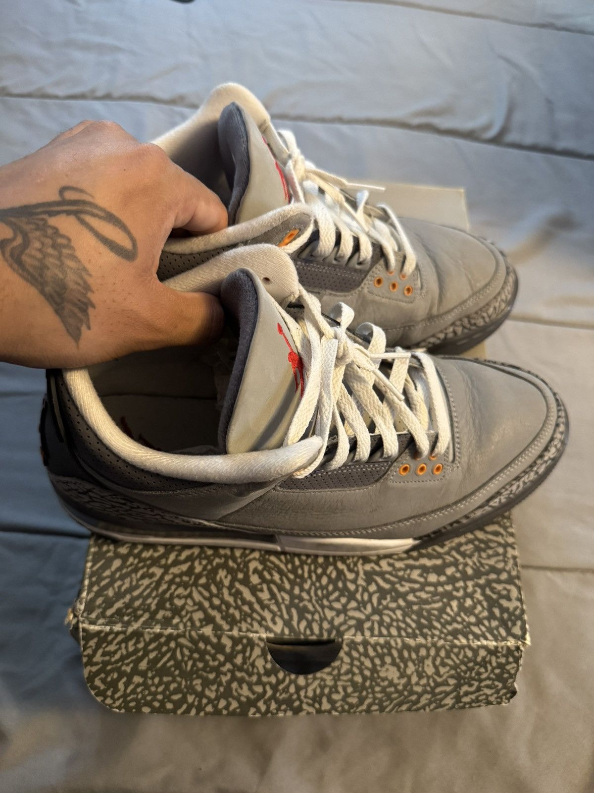 Jordan Brand Air Jordan 3 retro “Cool Grey” Size US 9.5 / EU 42-43 - 2 Thumbnail
