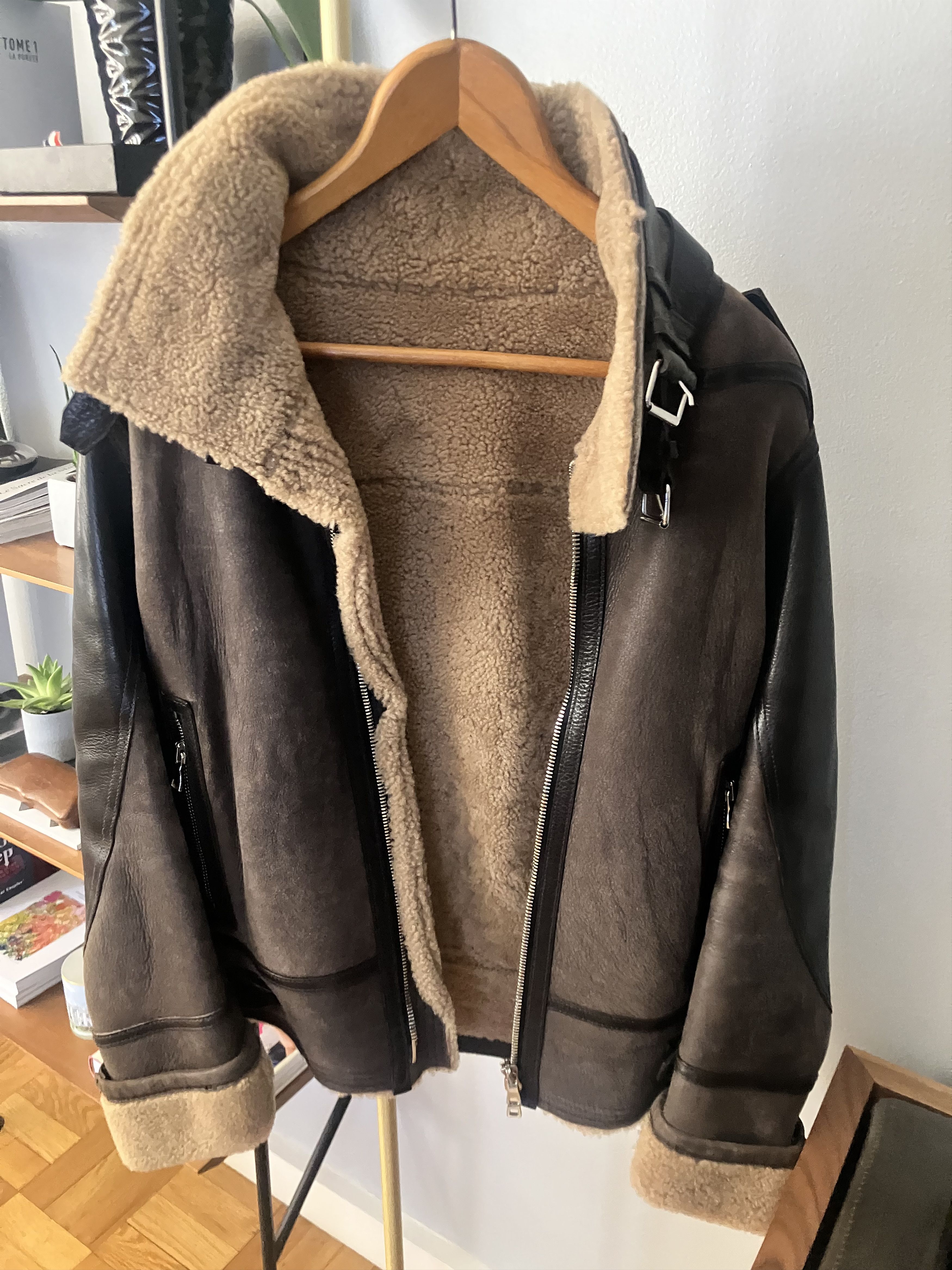 Balmain Shearling Aviator Jacket Size US M / EU 48-50 / 2 - 3 Thumbnail