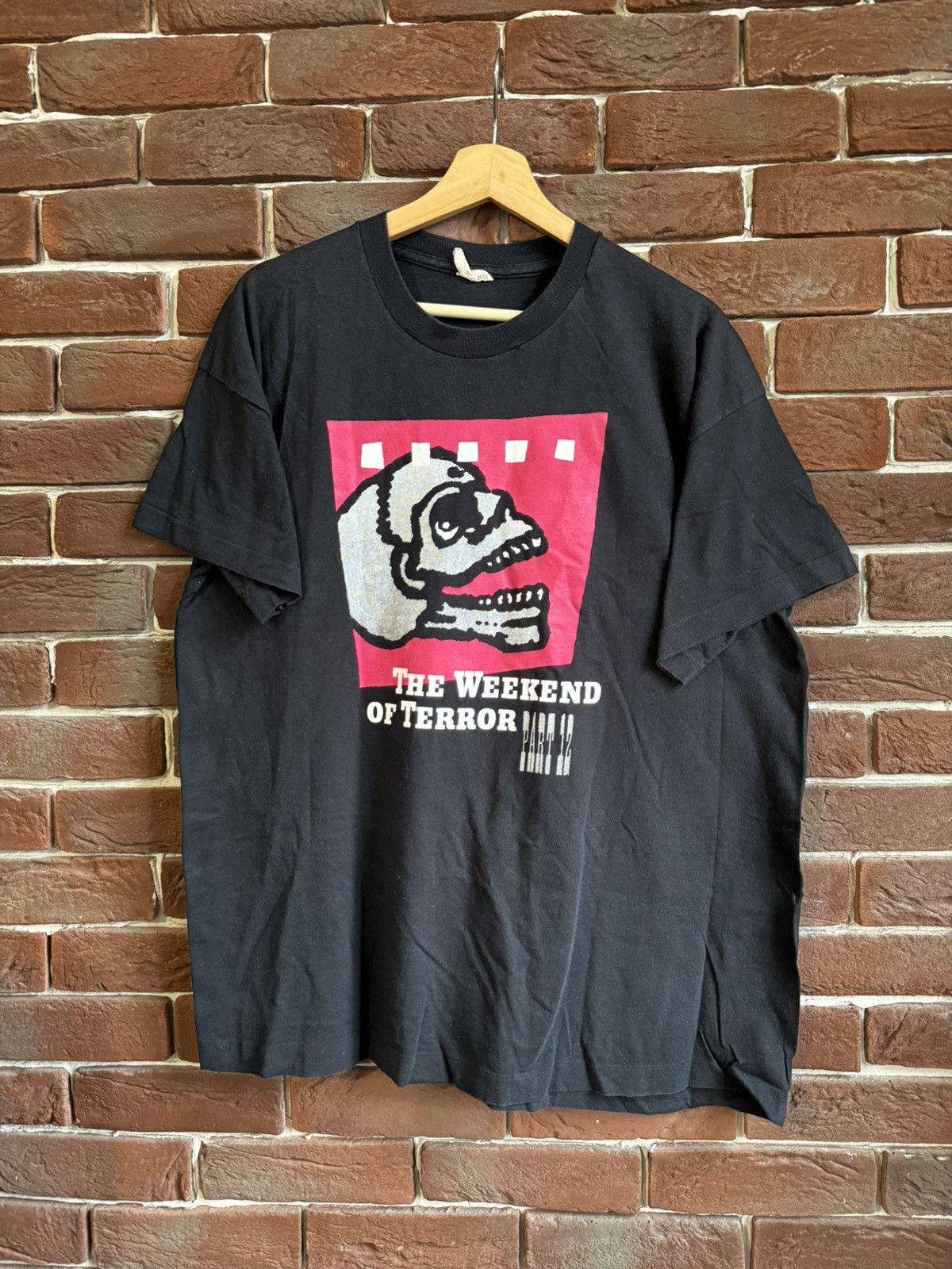 Vintage Rare Vintage 90s Weekend Of Terror Festival Horror Art Tee Size US XL / EU 56 / 4 - 1 Thumbnail