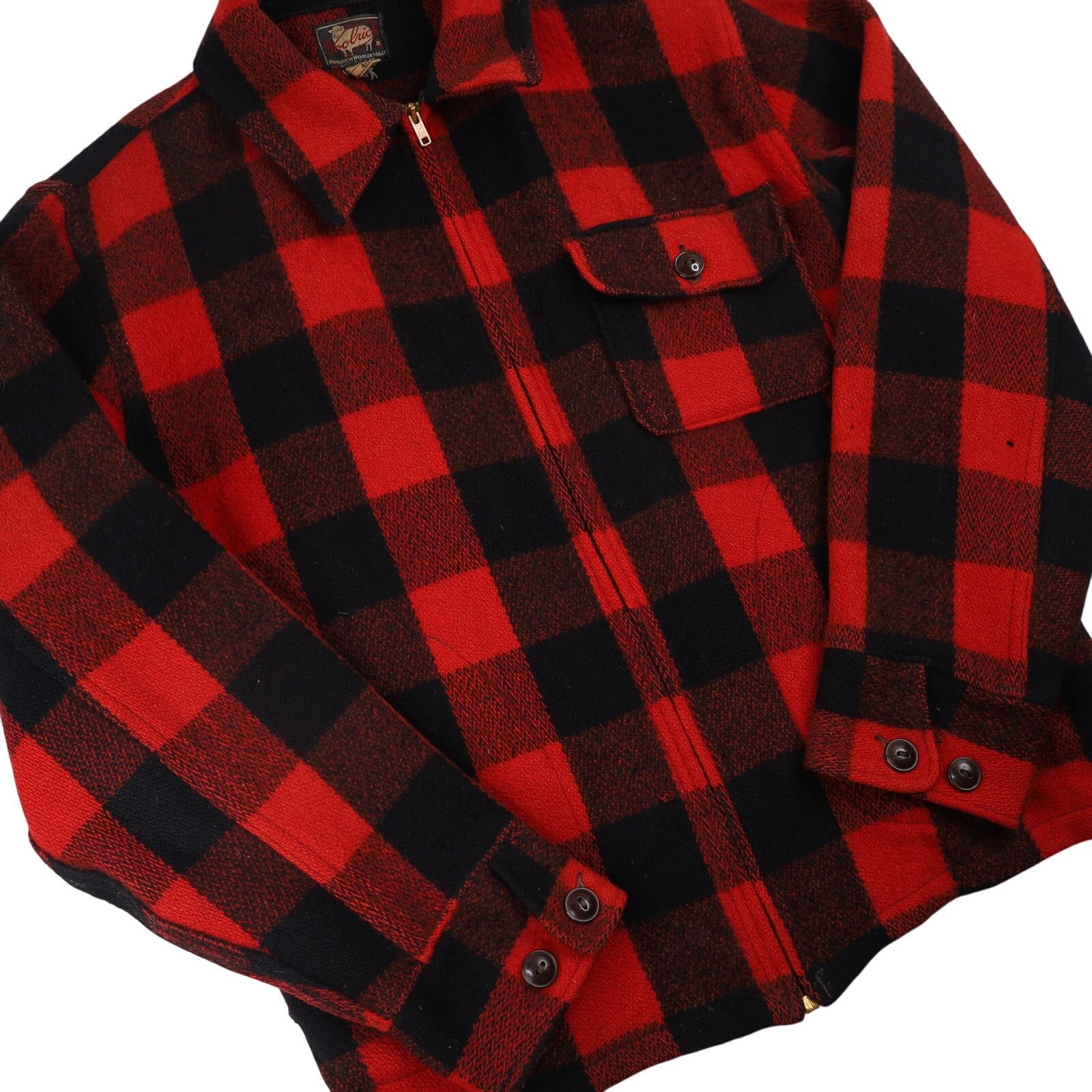 Vintage × Woolrich Woolen Mills True Vintage 40s/50s Woolrich Wool Shirt Jac Size US M / EU 48-50 / 2 - 3 Thumbnail
