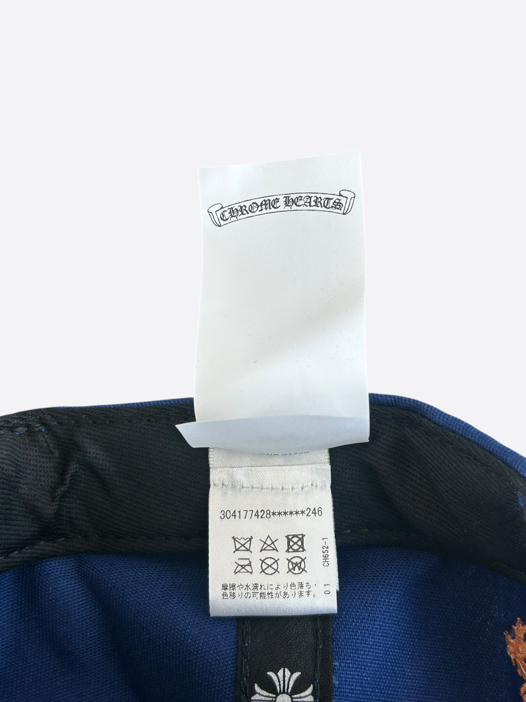 Chrome Hearts Chrome Hearts Blue & Orange CH Logo Hat Size ONE SIZE - 7 Thumbnail