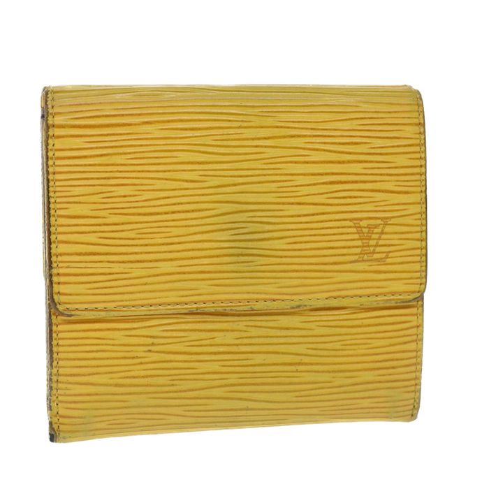 Louis Vuitton LOUIS VUITTON Epi Portefeuille Elise Wallet Yellow LV ...