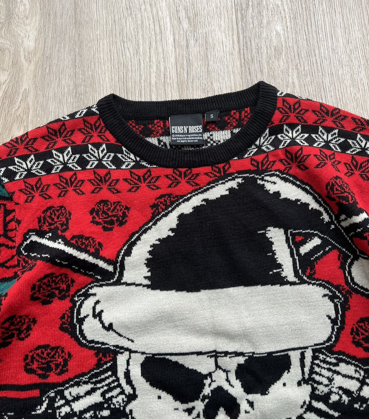 Guns N' Roses Guns N Roses 2018 Merry Fucking Christmas Knit Sweater Size US S / EU 44-46 / 1 - 3 Thumbnail