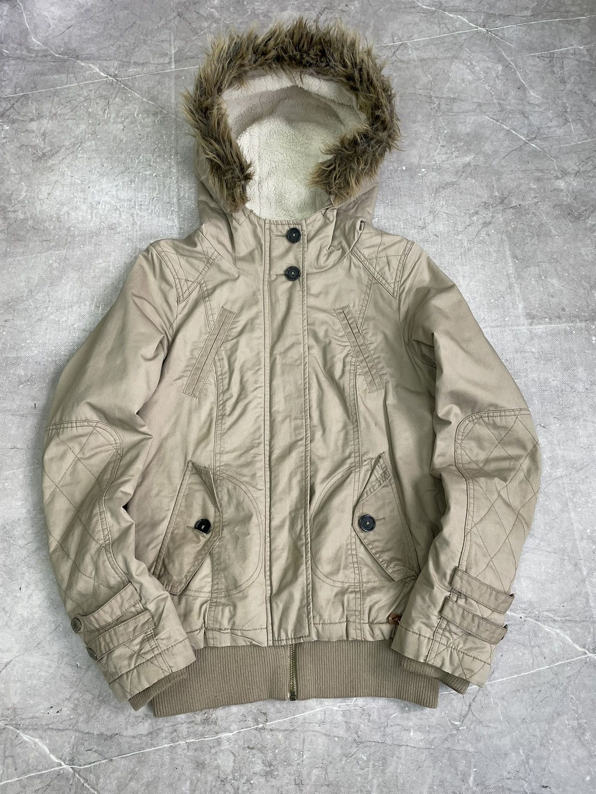 If Six Was Nine If six was nine hype gothic canvas hype jacket fur hood y2k Size US S / EU 44-46 / 1 - 1 Thumbnail