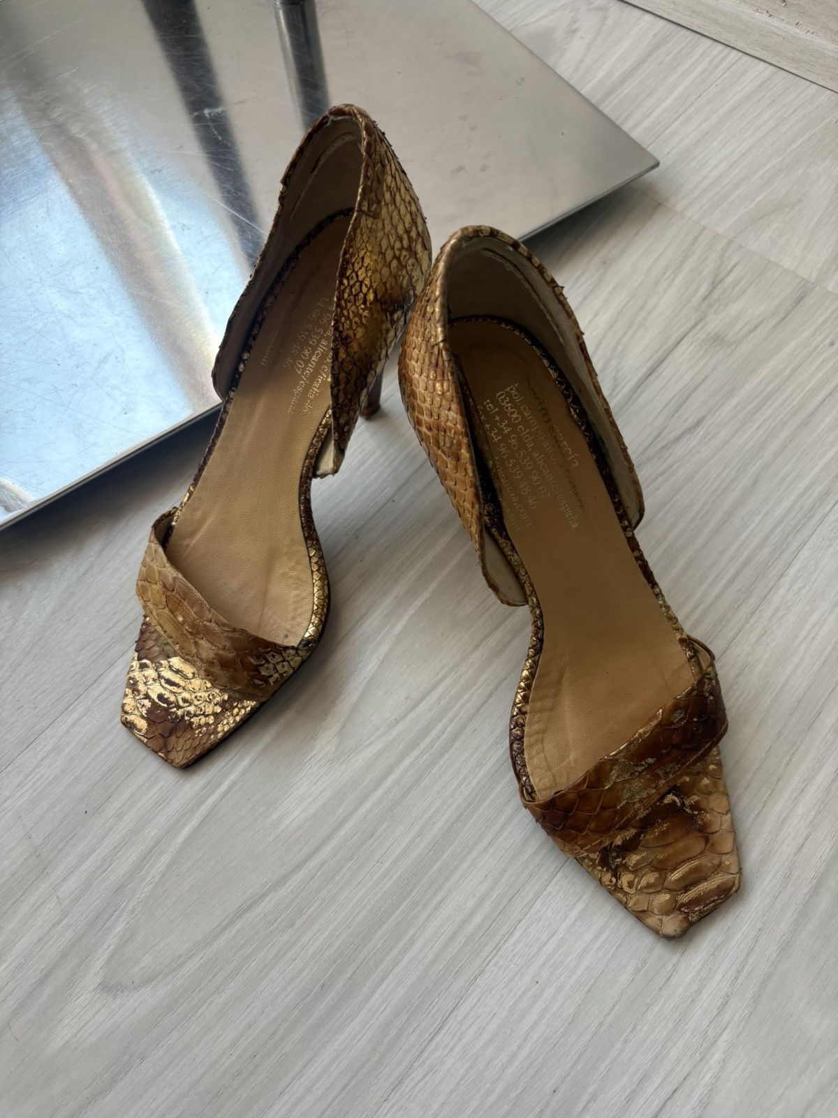 Pedro Garcia Pedro Garcia python snake heels Size US 6.5 / IT 36.5 - 13 Thumbnail