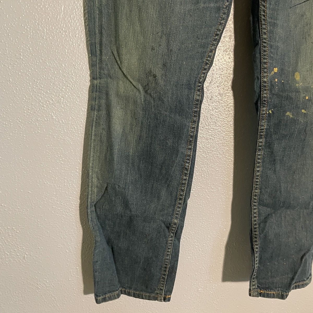 Levi's × Vintage Levi’s 511 Blue Paint Splattered Jeans Men’s Size 33x32 Size US 33 - 3 Thumbnail