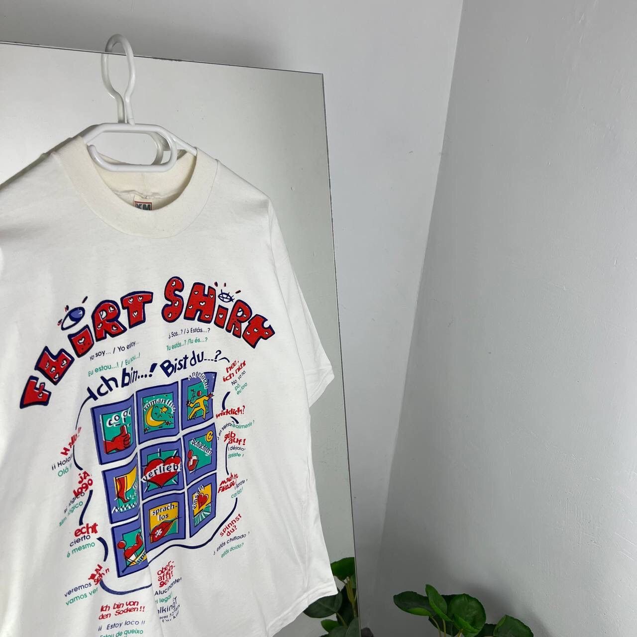 Vintage 90s Vintage Flirt Shiry Humor Tee Rare Crazy Size US M / EU 48-50 / 2 - 2 Thumbnail