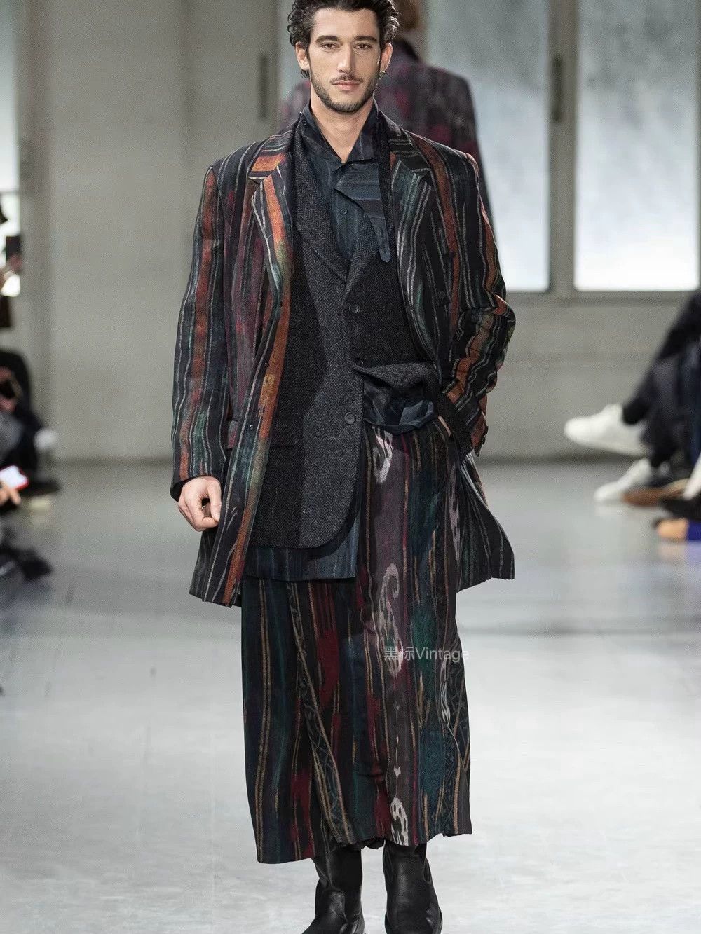 Yohji Yamamoto Yohji Yamamoto 23AW Vintage Belted Kendo Skirt Pants Size US 34 / EU 50 - 2 Thumbnail