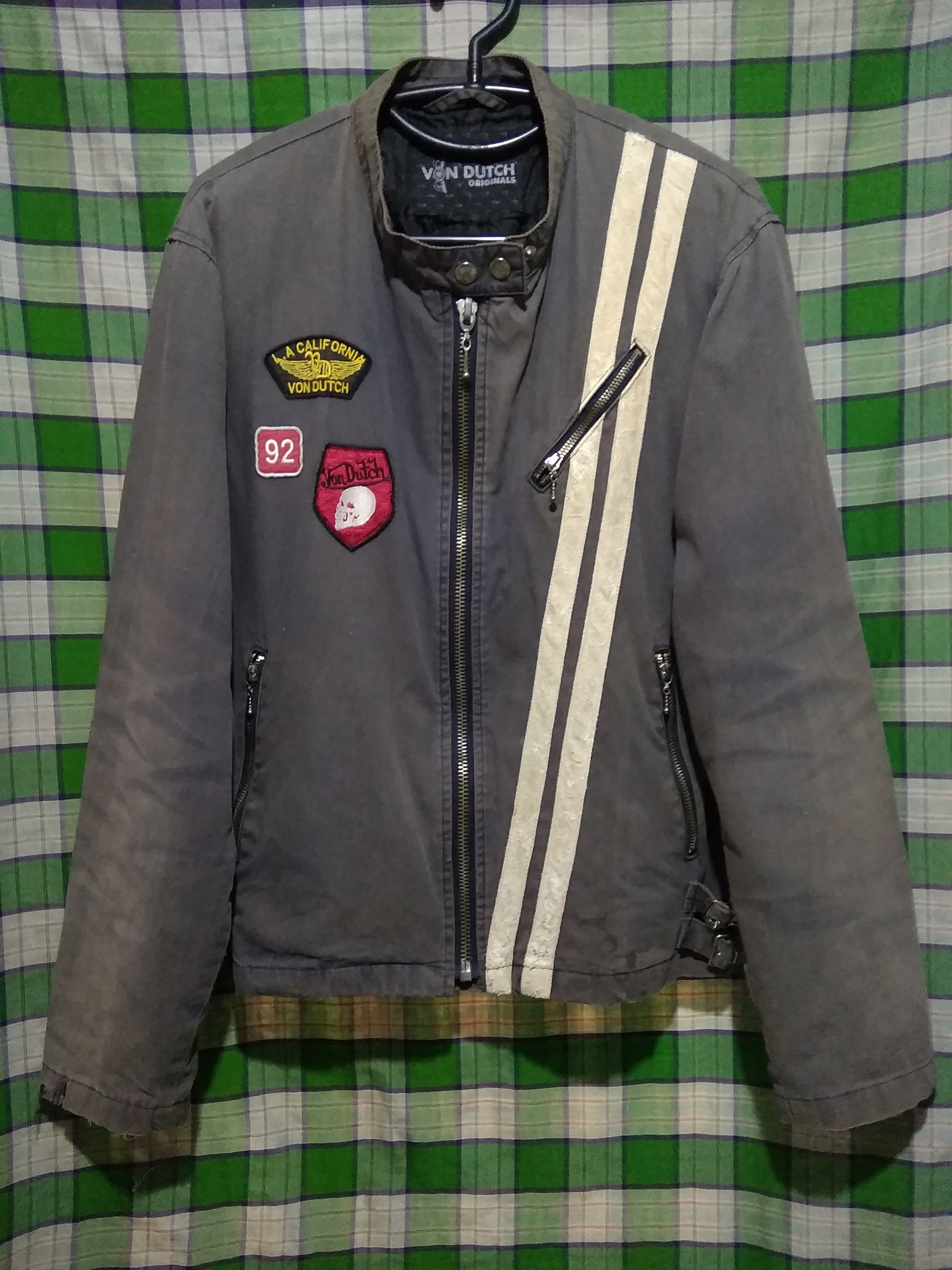Von Dutch Von Dutch cafe racer biker jacket faded L Size US L / EU 52-54 / 3 - 1 Thumbnail