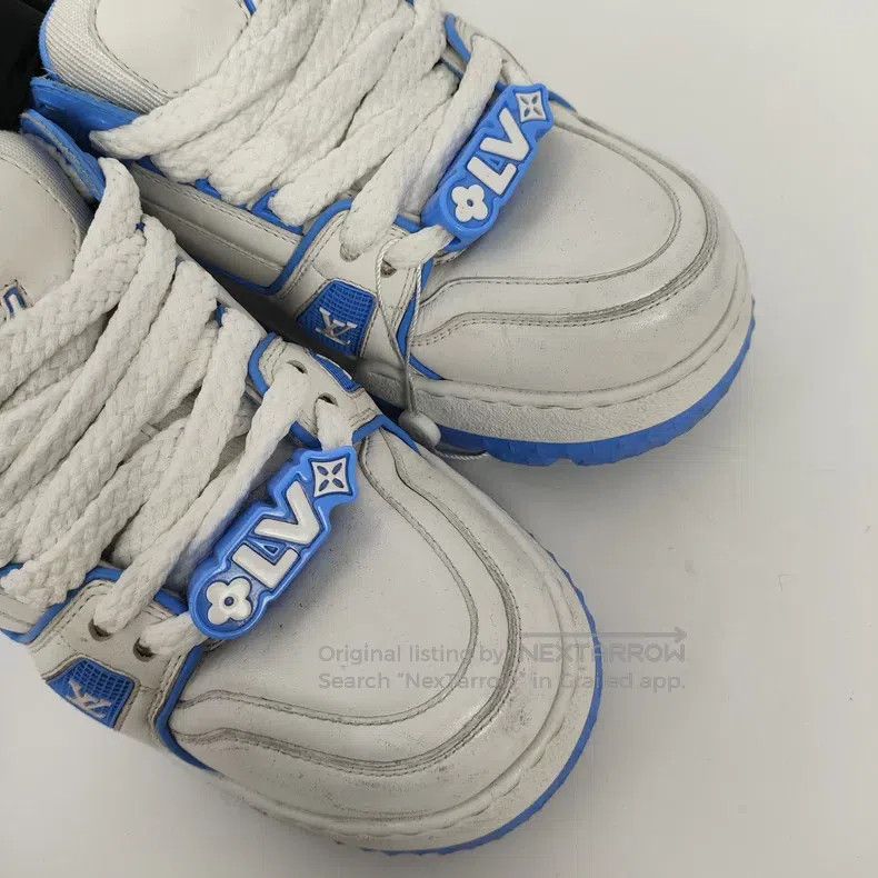 Louis Vuitton Louis Vuitton Blue Fat Ding shoes Size US 7 / IT 37 - 5 Thumbnail