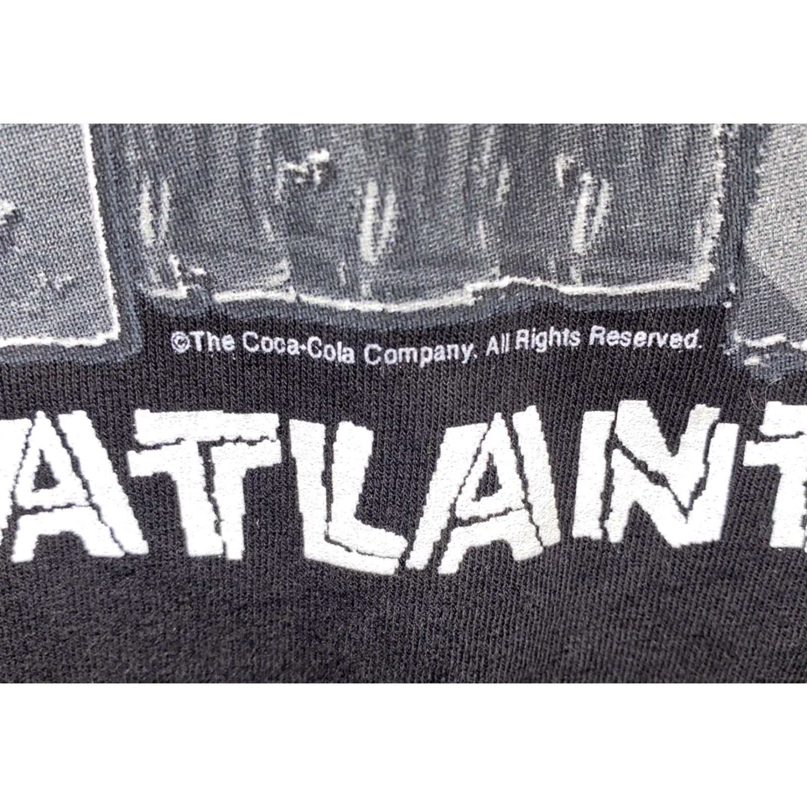 Vintage Coca-Cola Mens Black Short Sleeve T-Shirt XL Atlanta Cotton Size US XL / EU 56 / 4 - 3 Thumbnail