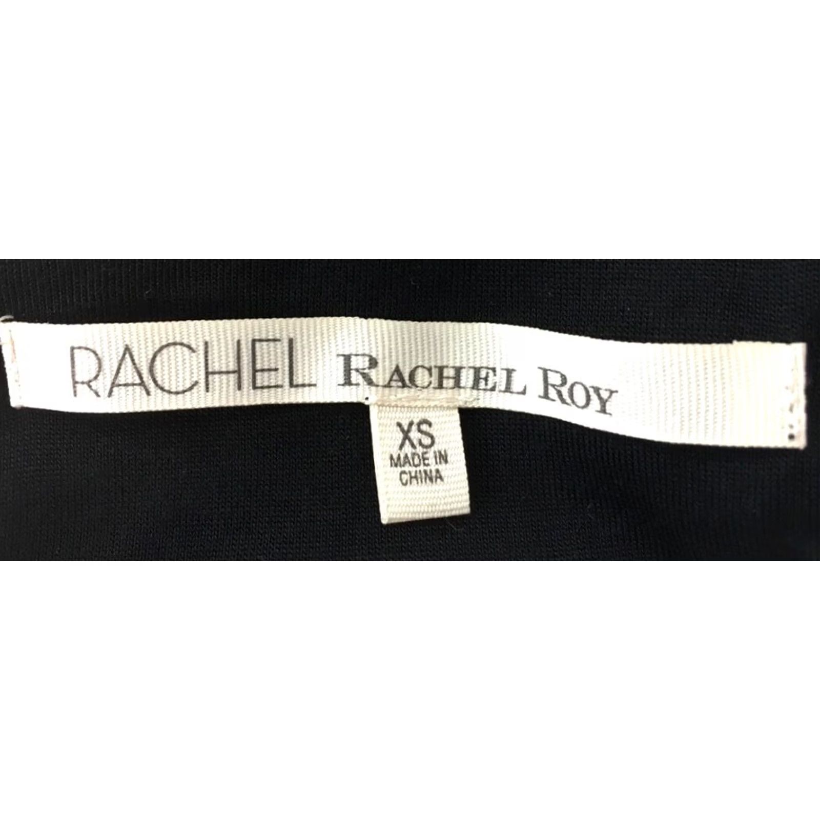 Vintage Rachel Roy Blouse Sleeveless XS Blue Keyhole Lined Hi-Low Rattlesnake Womens Size XS / US 0-2 / IT 36-38 - 7 Thumbnail