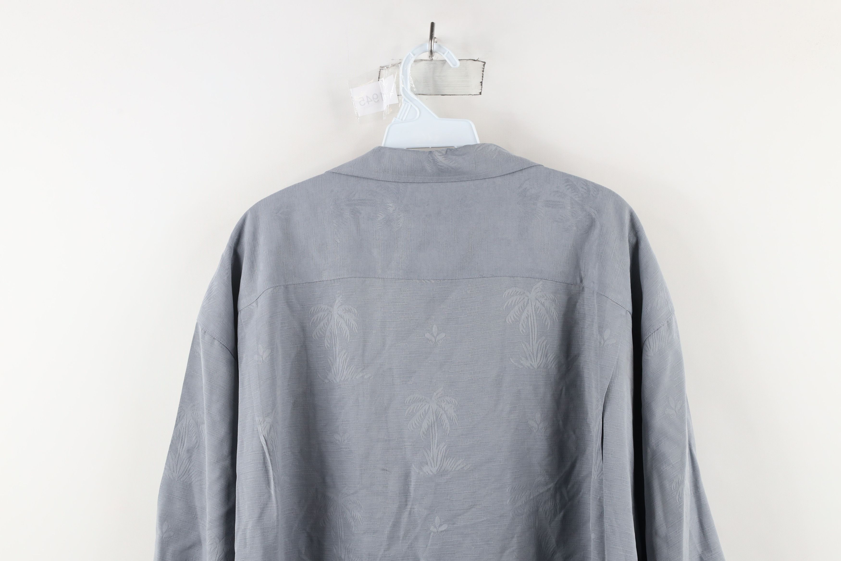 Tommy Bahama × Vintage Vintage 90s Tommy Bahama Collar Palm Tree Button Shirt Blue Size US XL / EU 56 / 4 - 10 Thumbnail