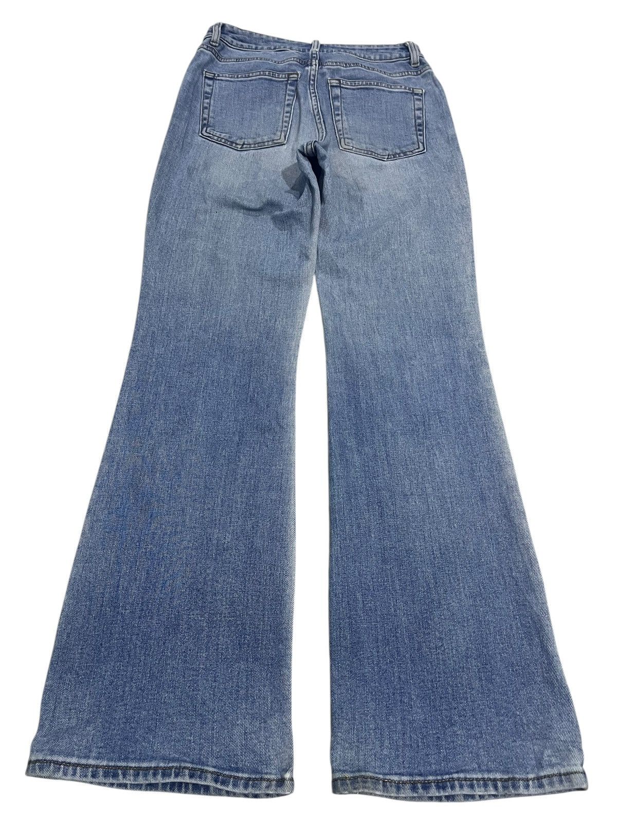 If Six Was Nine × Japanese Brand × Le Grande Bleu (L.G.B.) FLARE💥 JAPANESE BRAND Y2K GU WASHED BLUE JEANS Size 28" / US 6 / IT 42 - 7 Thumbnail