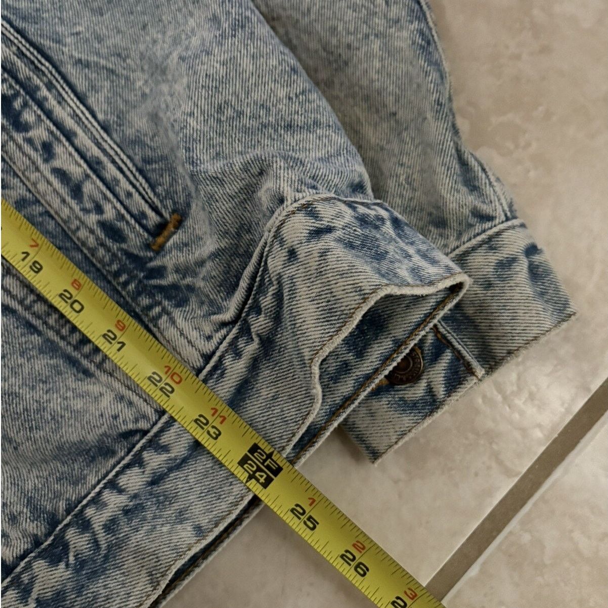 Levi's Vintage 1980s Levi’s Trucker Jacket - Patches, Harley Cross Size US L / EU 52-54 / 3 - 11 Thumbnail