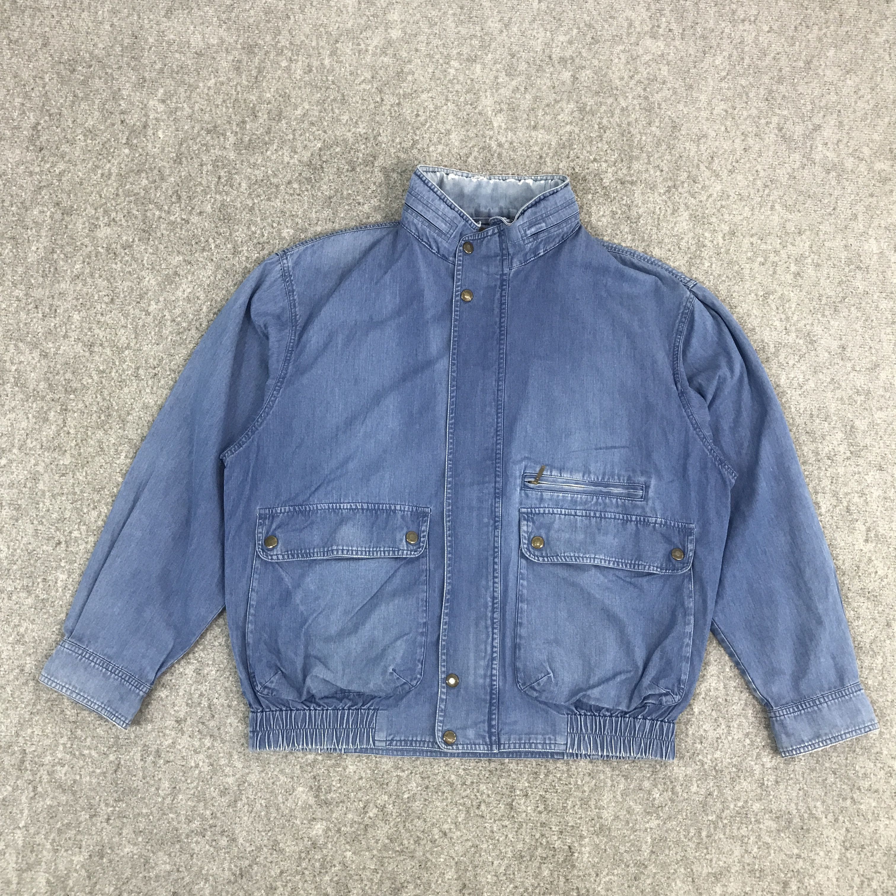 Burberry × Vintage BURBERRYS DISTRESSED BLUE JACKET Size US L / EU 52-54 / 3 - 1 Thumbnail