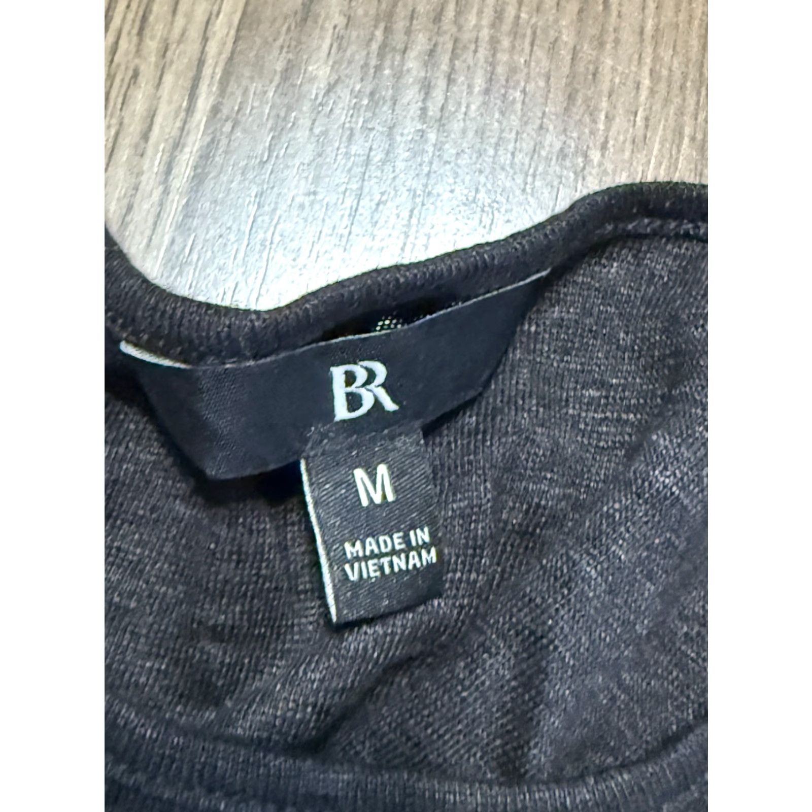 Vintage BR Tank Top Women's Medium Black Sleeveless Shirt Pullover Round Neck Casual Modern Basic Size M / US 6-8 / IT 42-44 - 5 Thumbnail