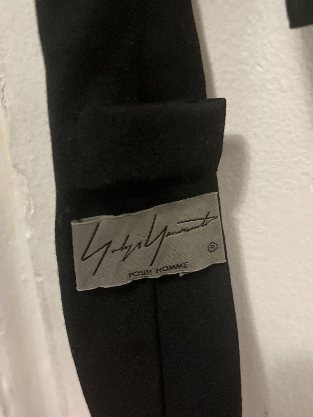 Yohji Yamamoto Yohji Yamamoto Kakusan Car Tie Size ONE SIZE - 2 Thumbnail
