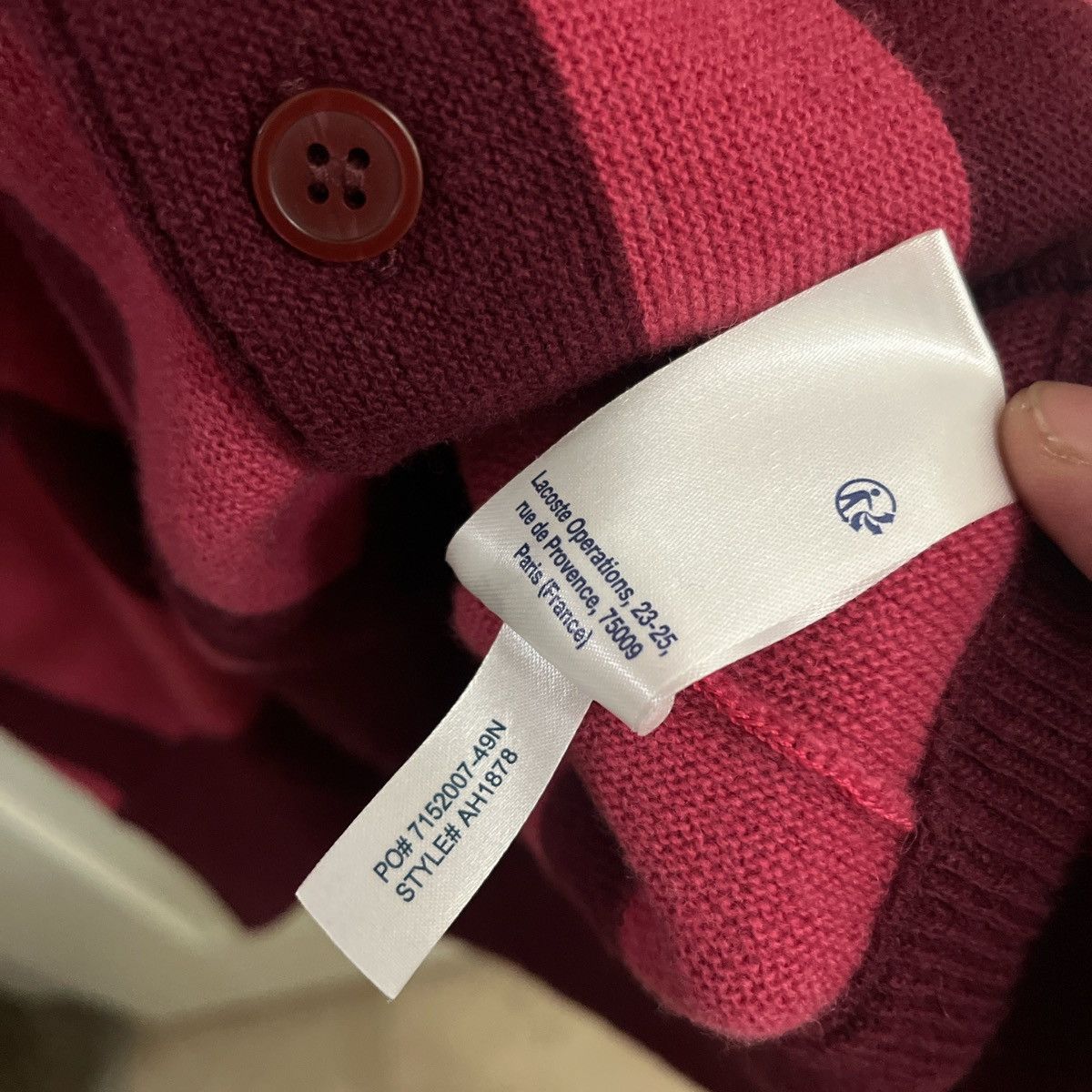 Supreme Supreme x Lacoste cardigan Size US L / EU 52-54 / 3 - 5 Thumbnail