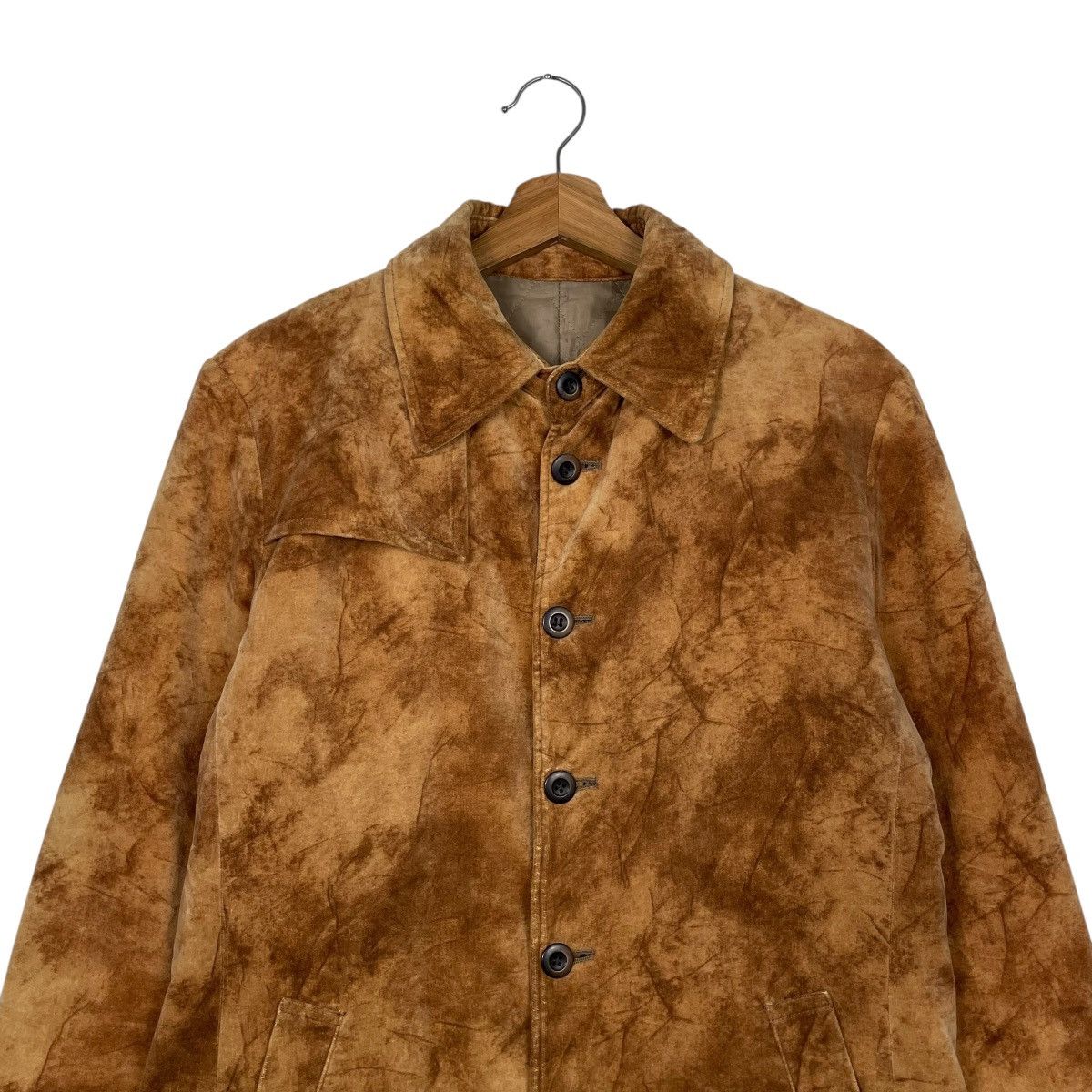 Japanese Brand Modern Lovers Brown Abstract Jacket Size US M / EU 48-50 / 2 - 2 Thumbnail
