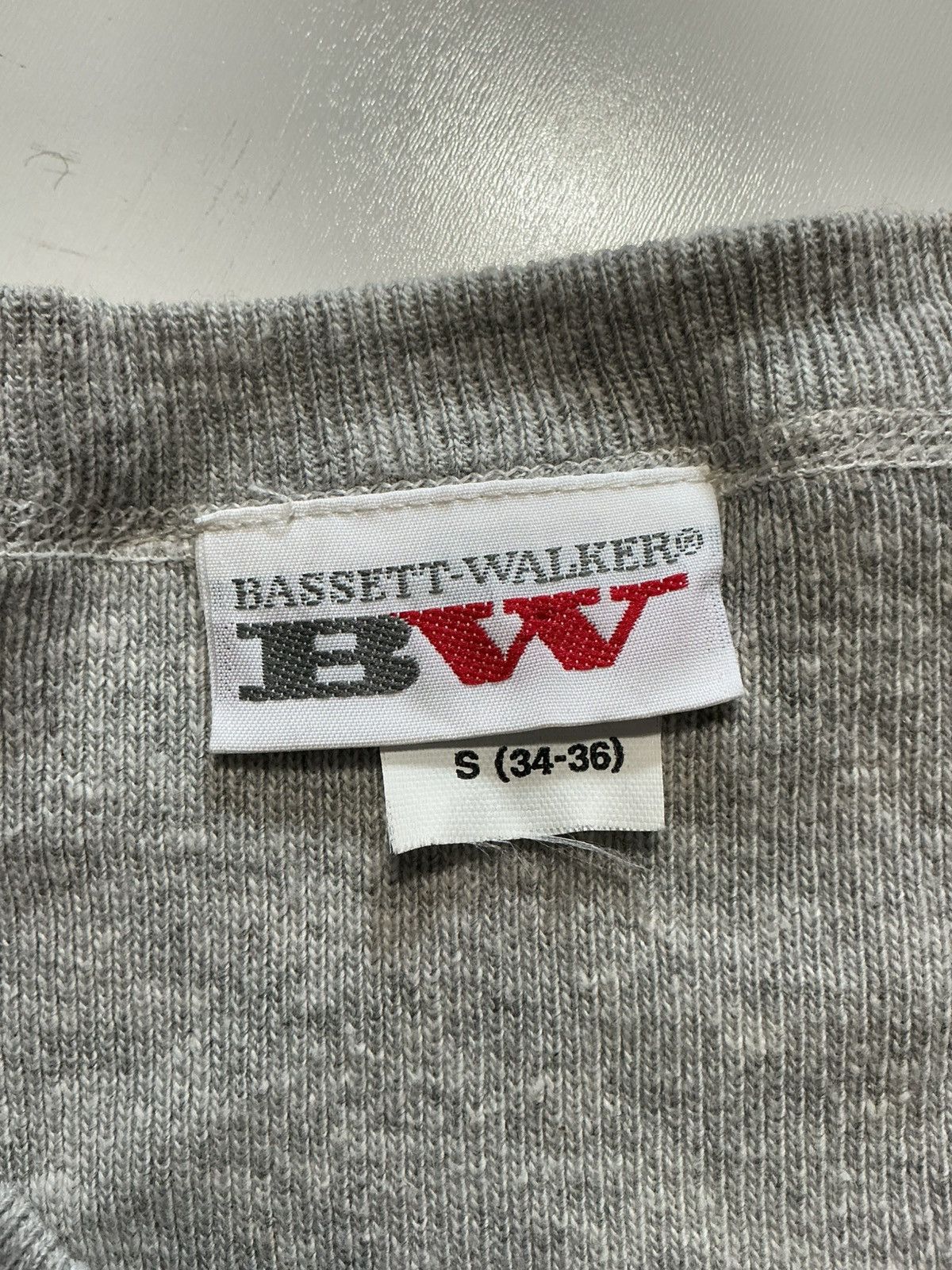 Vintage VTG Bassett Walker Paramount Pictures Ribbed Thermal Shirt Size US S / EU 44-46 / 1 - 5 Thumbnail