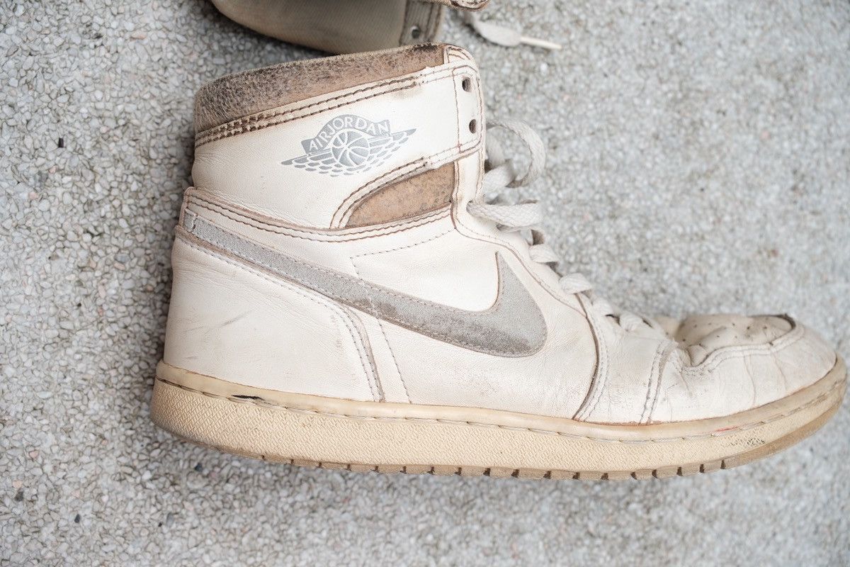 Nike OG 1985 Natural Grey Air Jordan 1 size US9.5 Size US 9.5 / EU 42-43 - 10 Thumbnail