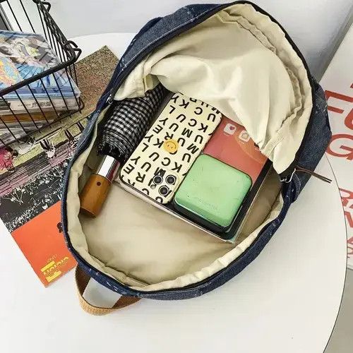 Goods × Japanese Brand Bag Cool Patch Backpack Denim Size ONE SIZE - 3 Thumbnail