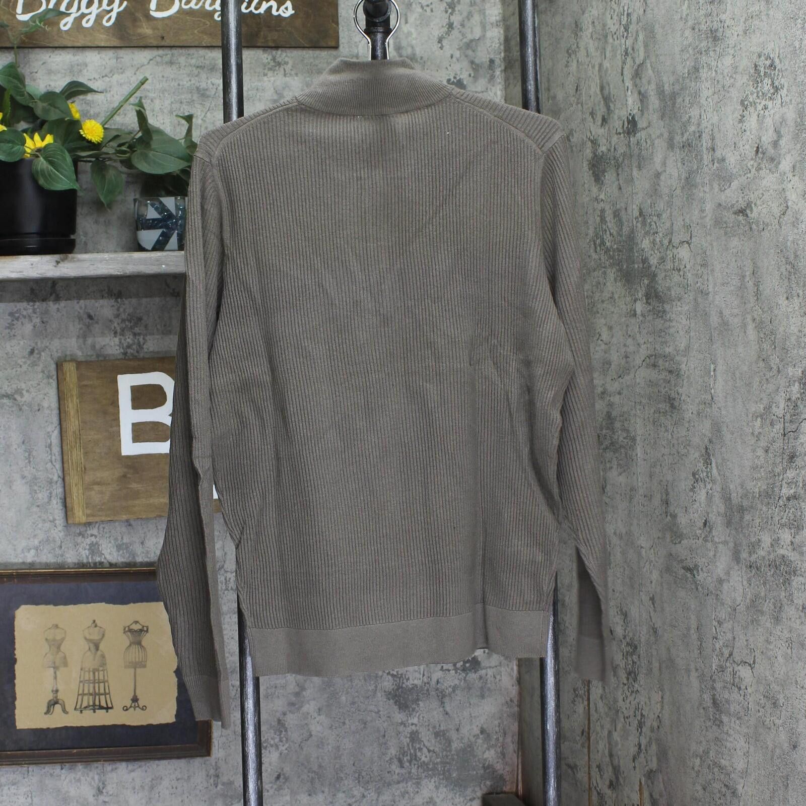 Mango Nwt Mango 1/4 Zip Pullover Preppy High Neck Sweater Green M Size US M / EU 48-50 / 2 - 2 Thumbnail