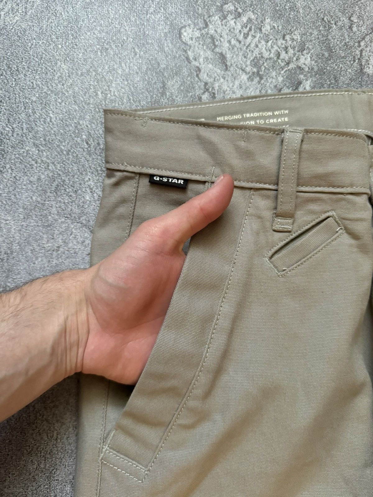 G-Star × Vintage G star raw 31/28 Bronson 2.0 slim chino pant trouser jean Size US 31 - 12 Thumbnail