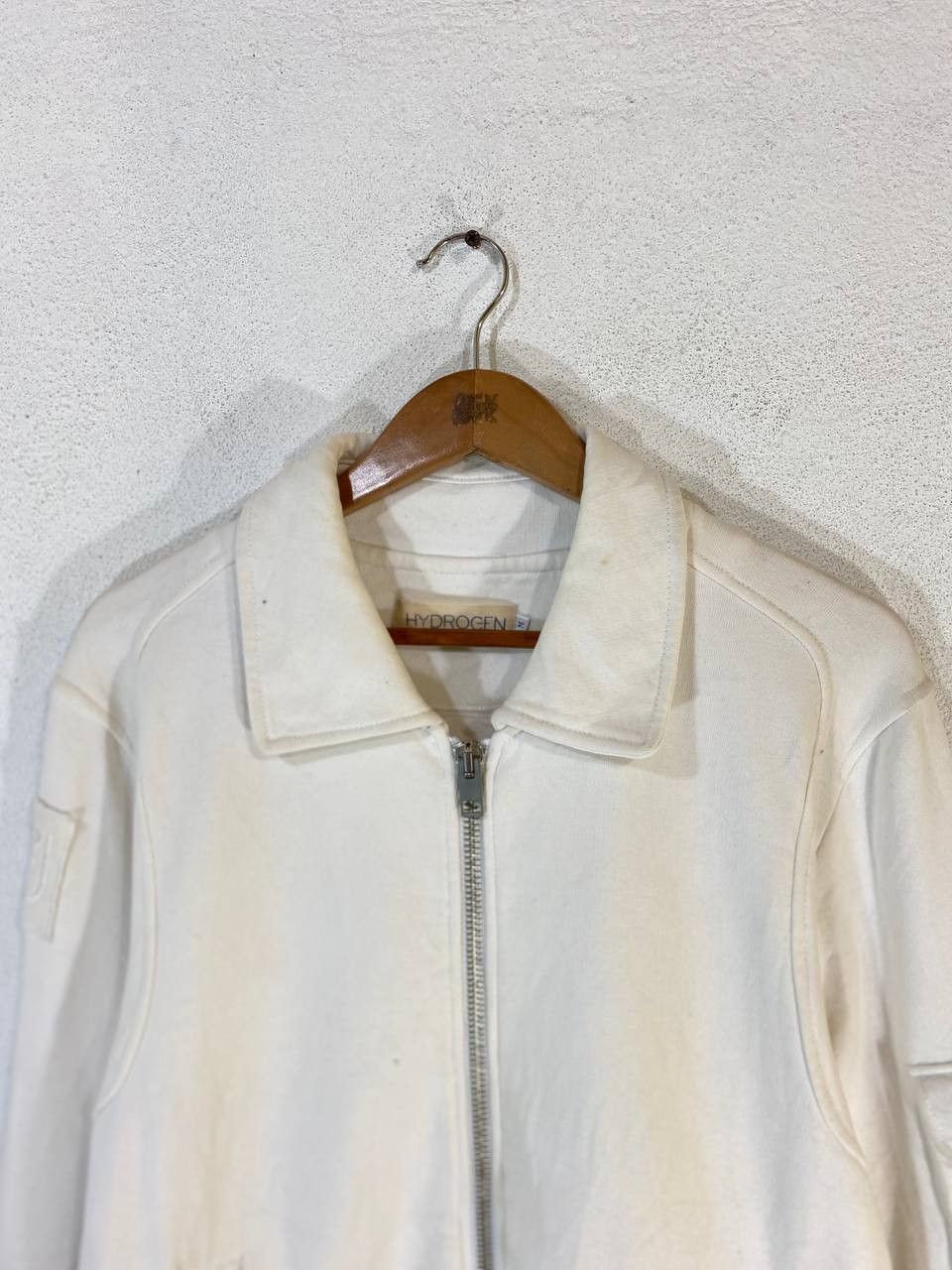 HYDROGEN hydrogen italy white jacket very nice design Size US M / EU 48-50 / 2 - 2 Thumbnail
